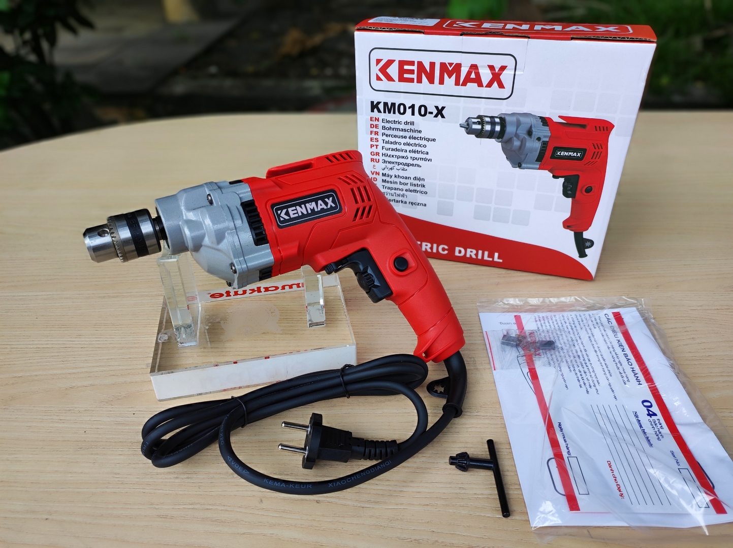 Máy khoan cầm tay đầu nhôm KM010-X