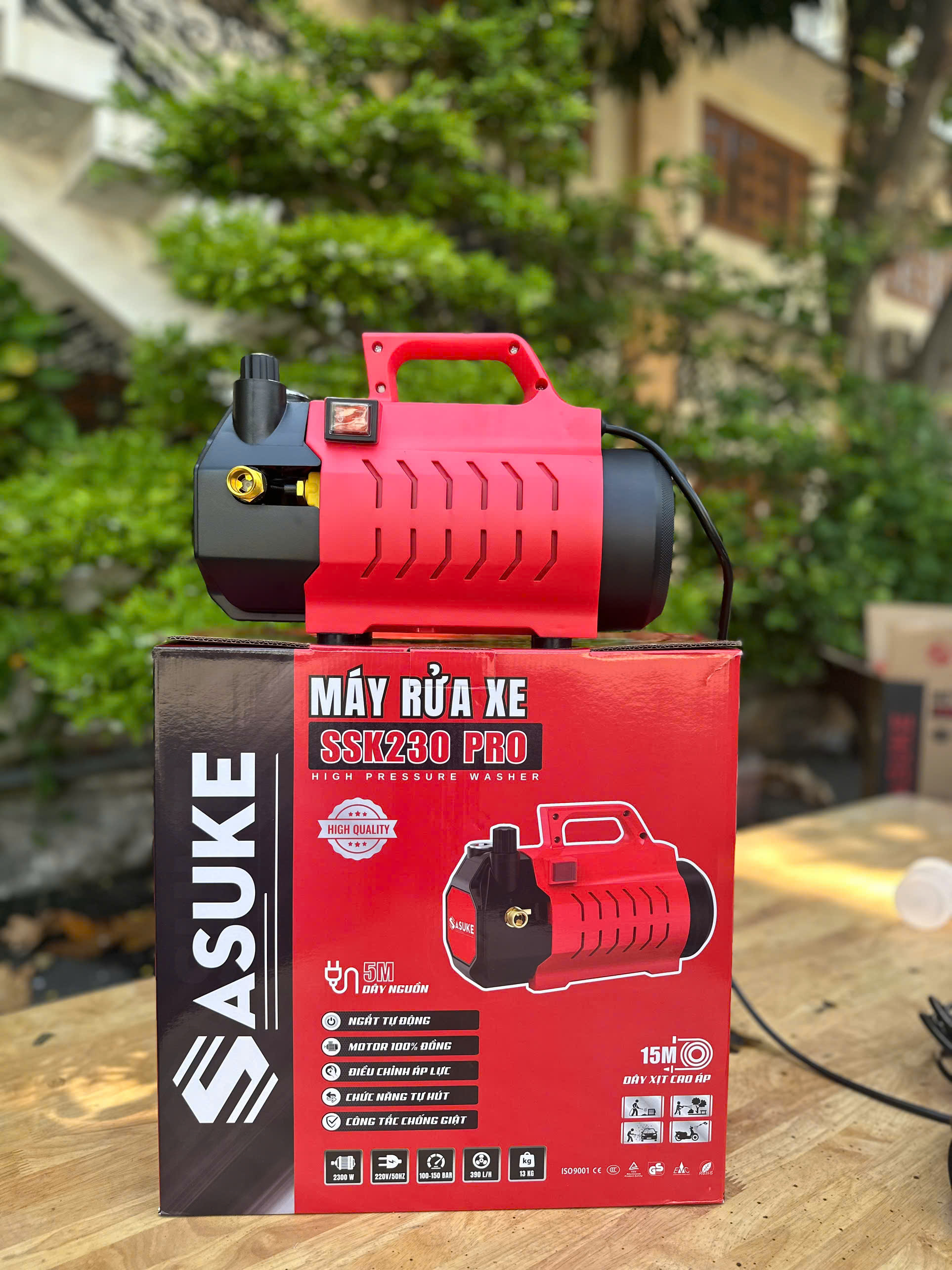 MÁY RỬA XE CAO ÁP SASUKE SSK230 PRO