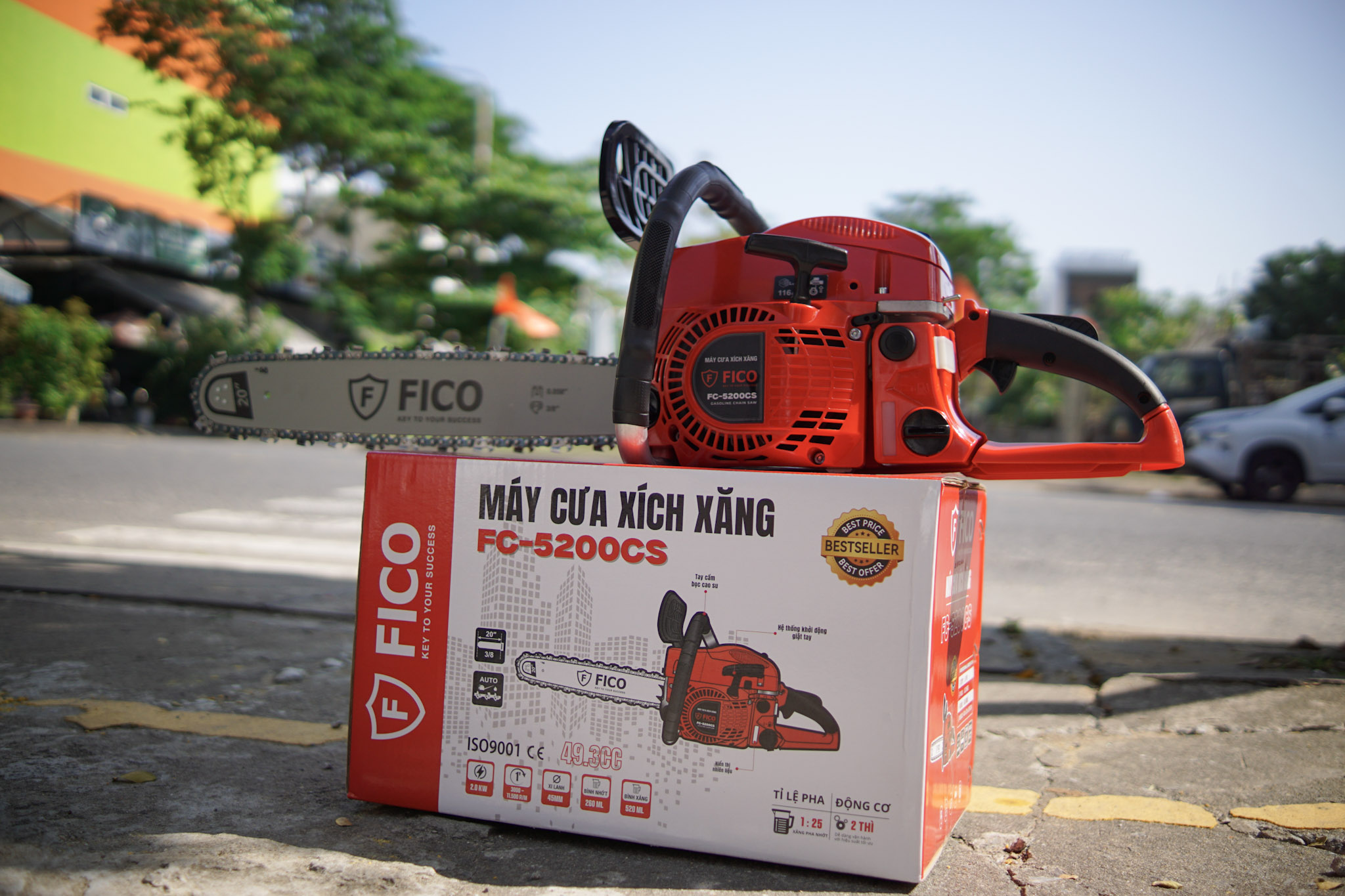 MÁY CƯA XÍCH XĂNG FICO FC-5200CS