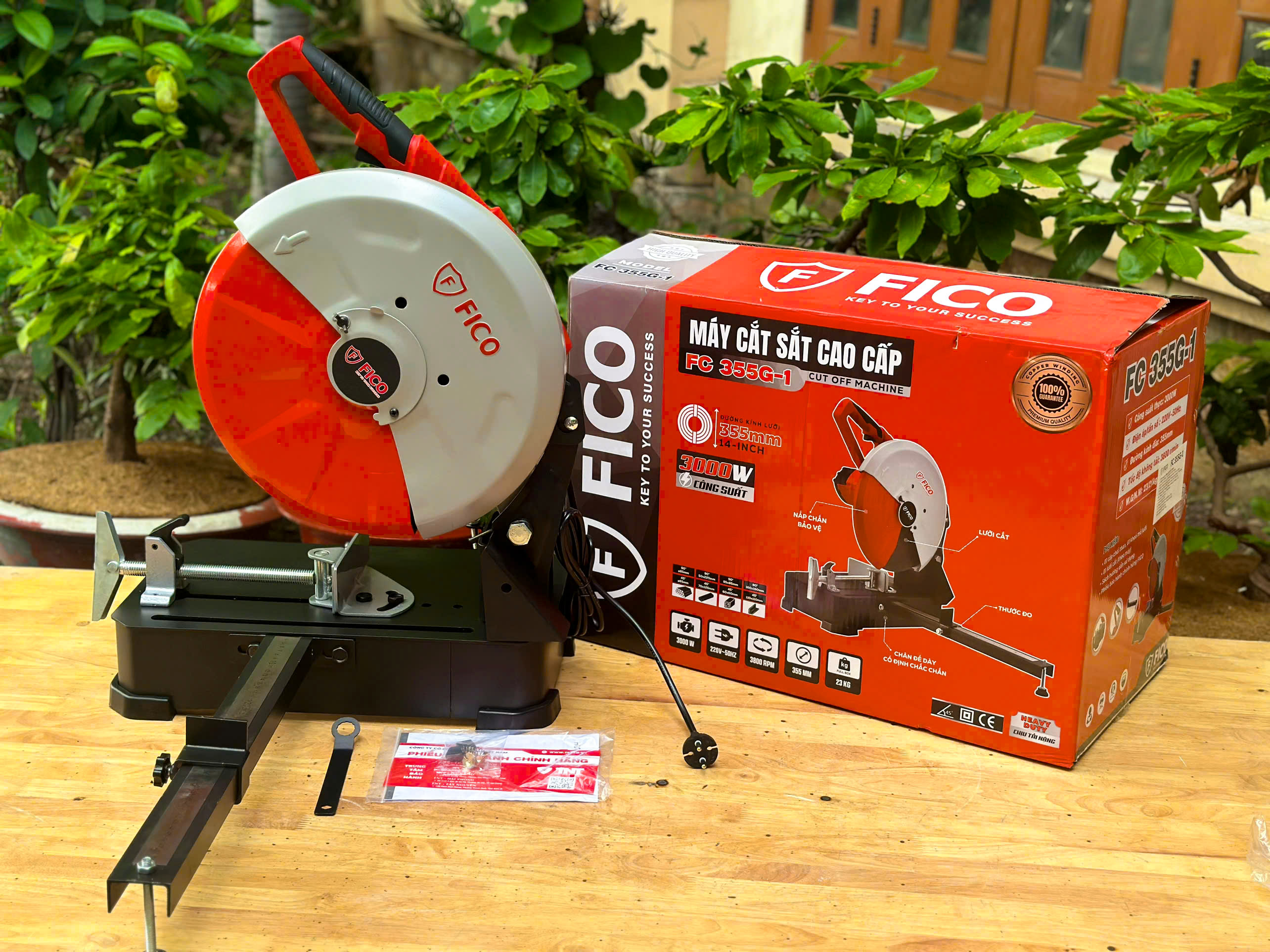 MÁY CẮT SẮT CAO CẤP FICO FC 355G-1