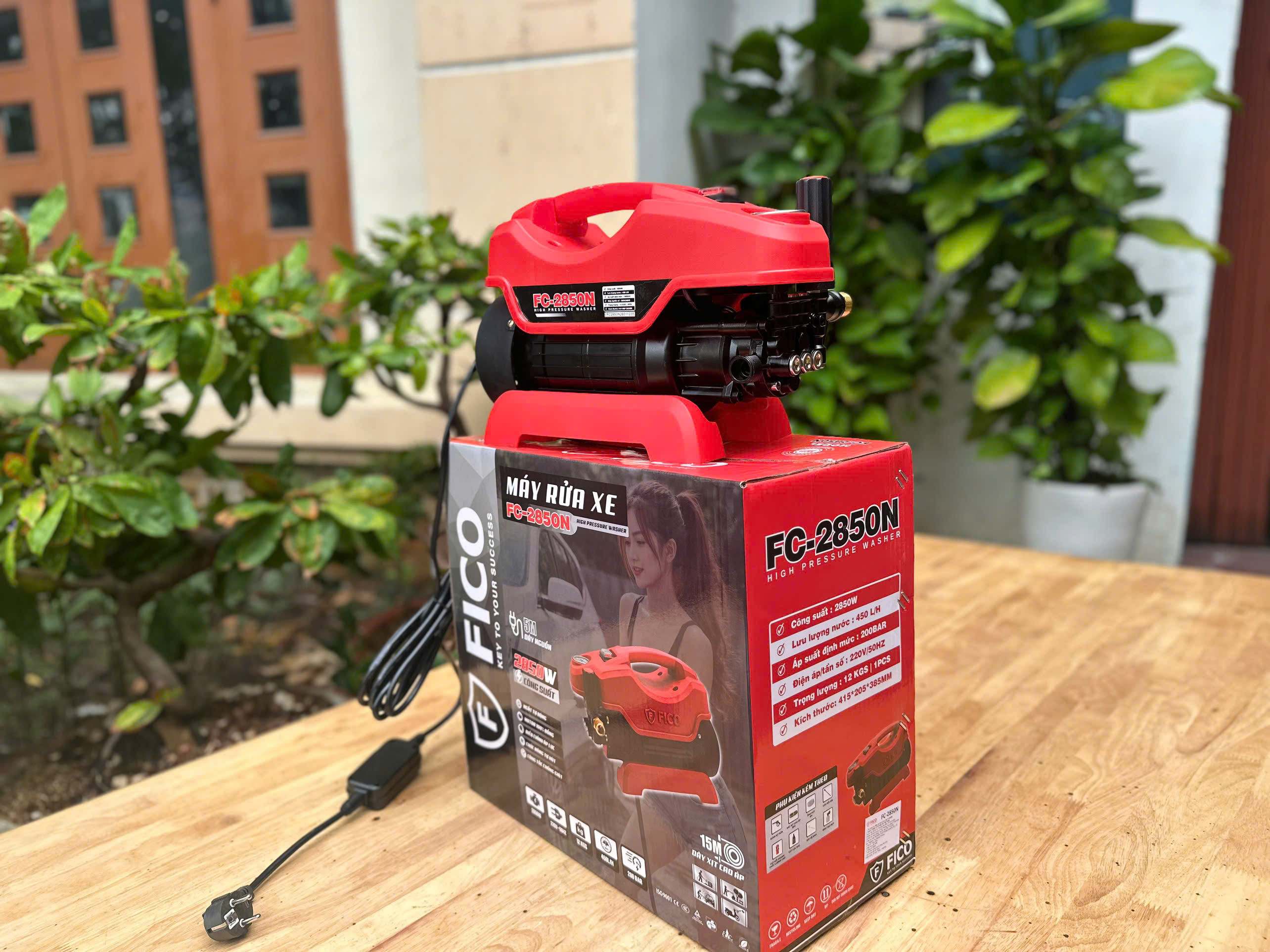 MÁY RỬA XE CAO ÁP FICO FC-2850N