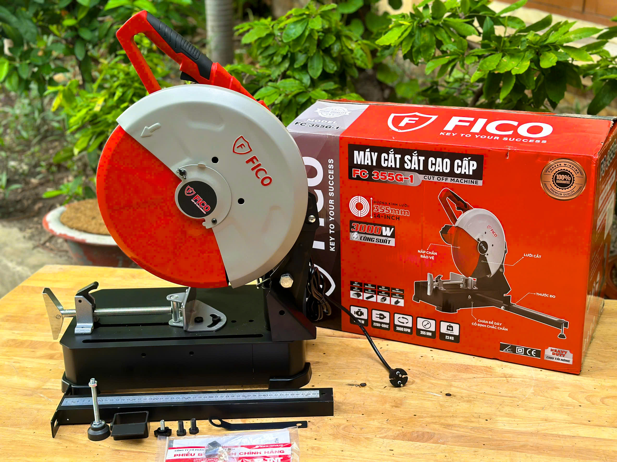 MÁY CẮT SẮT CAO CẤP FICO FC 355G-1