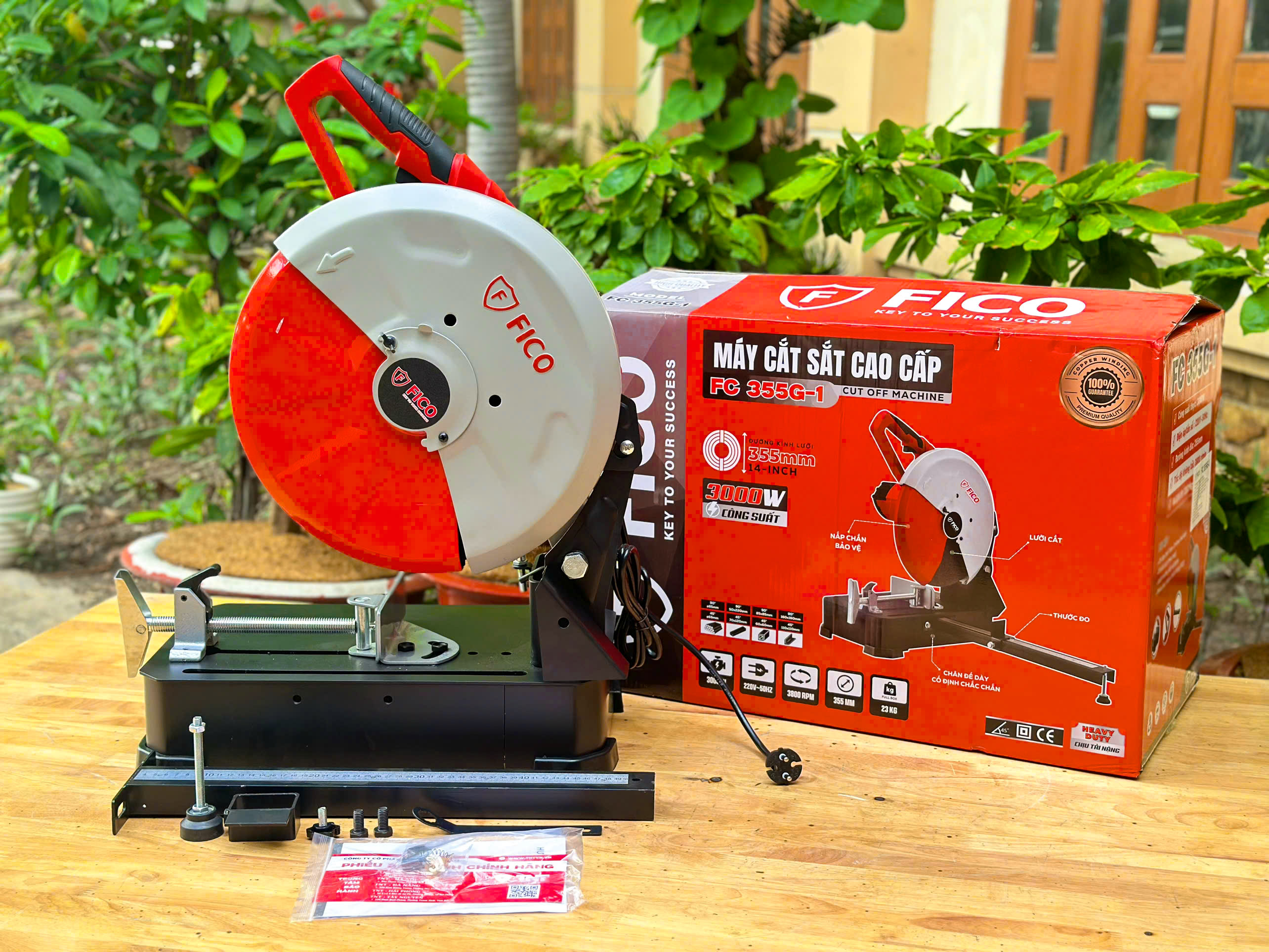 MÁY CẮT SẮT CAO CẤP FICO FC 355G-1