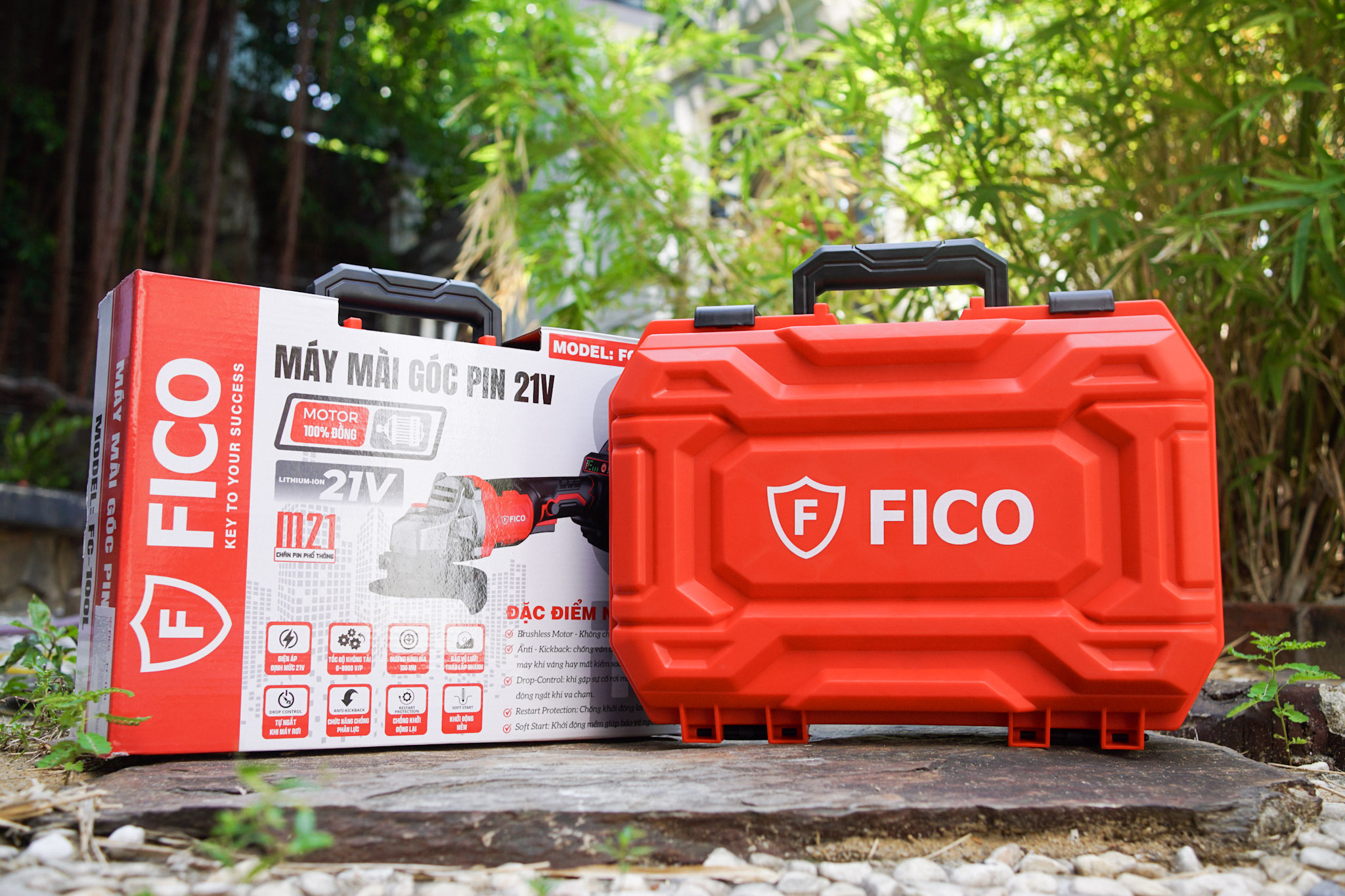 MÁY MÀI GÓC PIN 21V FICO | FC-100L