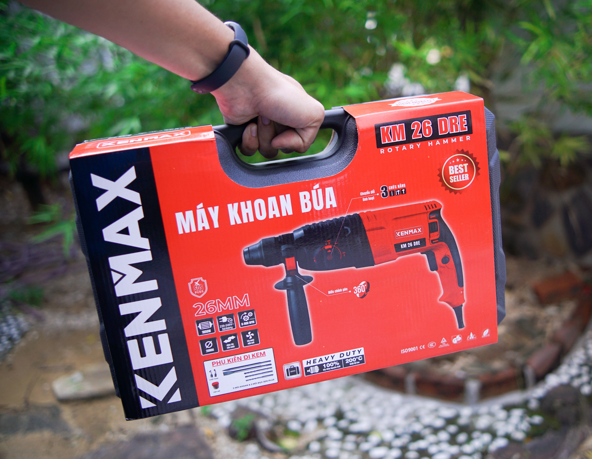 MÁY KHOAN BÚA KENMAX KM 26 DRE