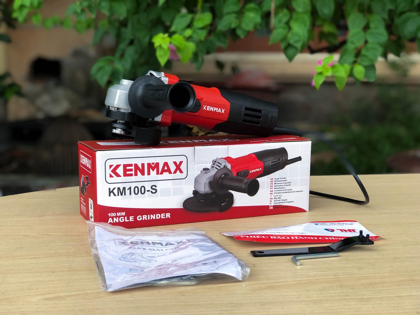 Máy mài góc CÔNG TẮC HÔNG KENMAX | KM100-S