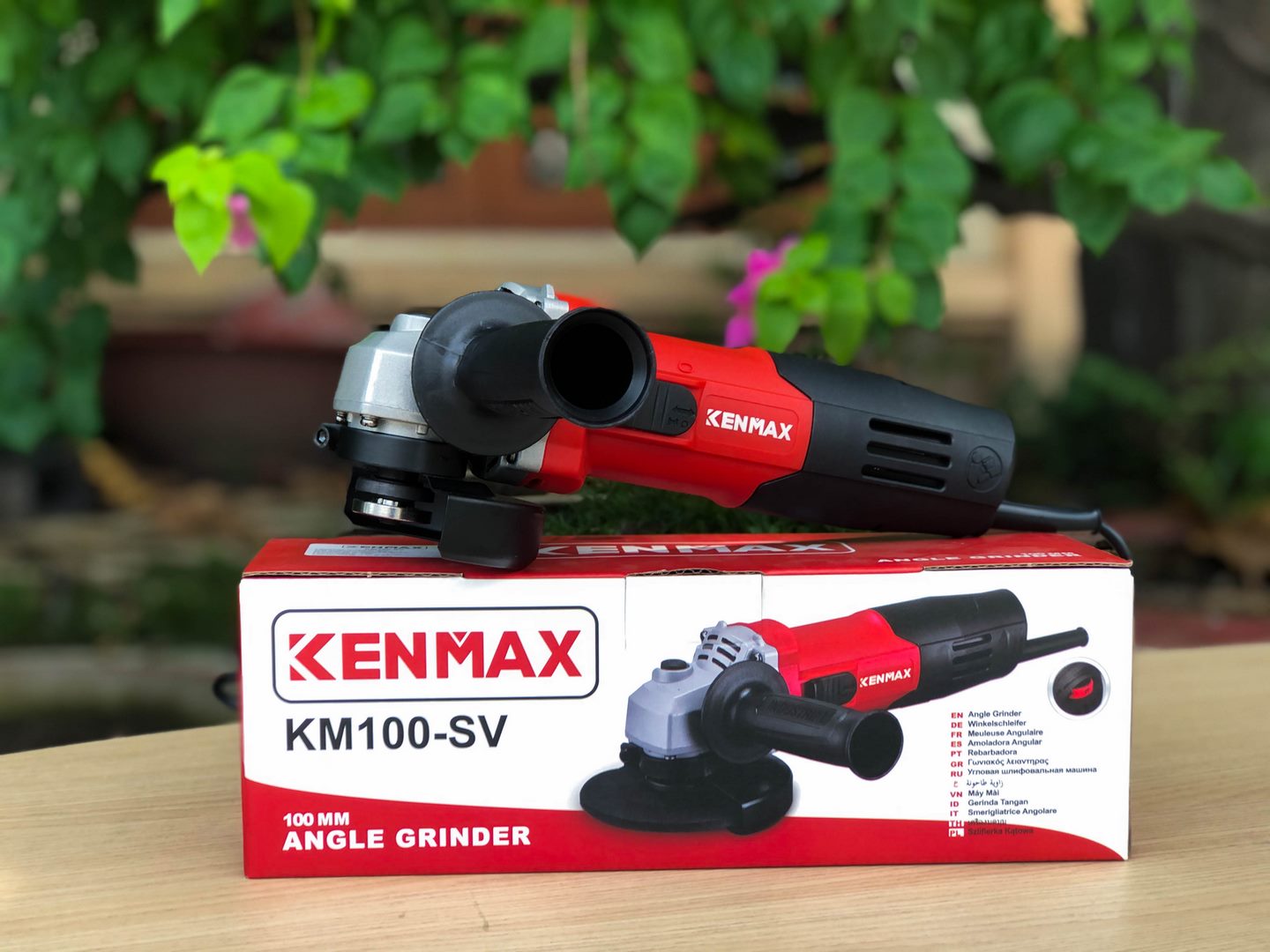 Máy mài góc CHỈNH TỐC CÔNG TẮC HÔNG KENMAX | KM100-SV