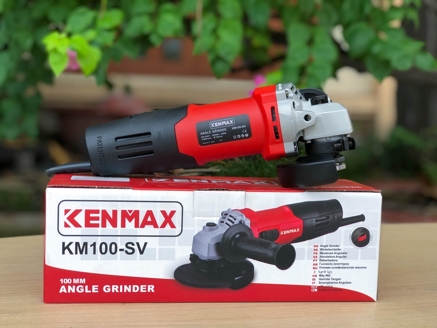 Máy mài góc CHỈNH TỐC CÔNG TẮC HÔNG KENMAX | KM100-SV