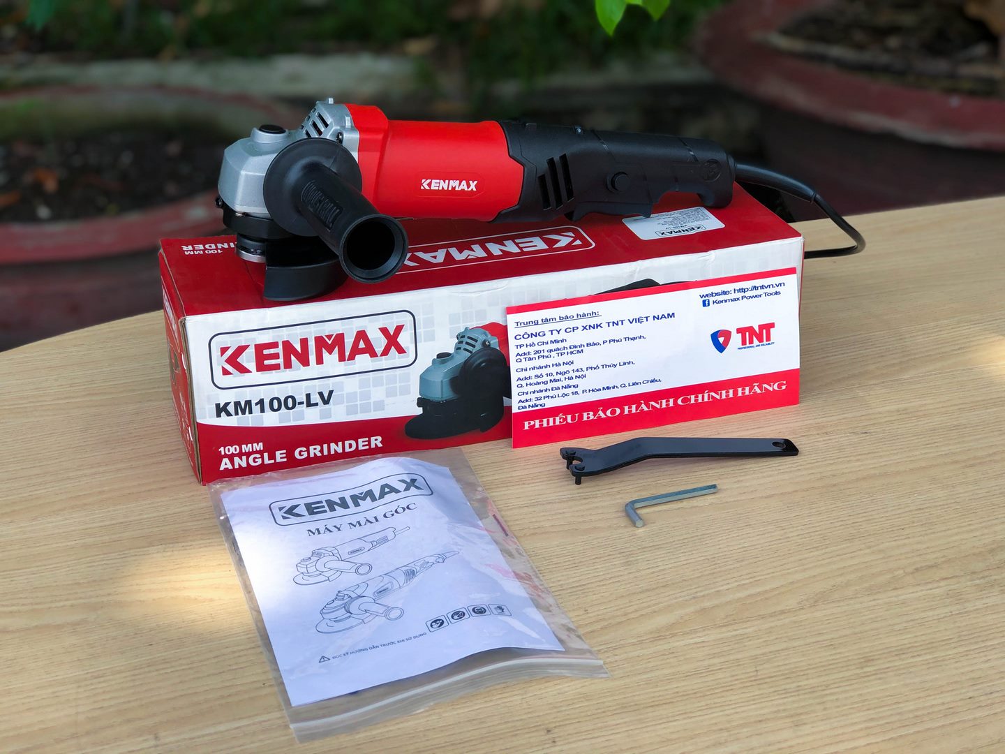 Máy mài góc TAY DÀI CHỈNH TỐC KENMAX | KM100-LV