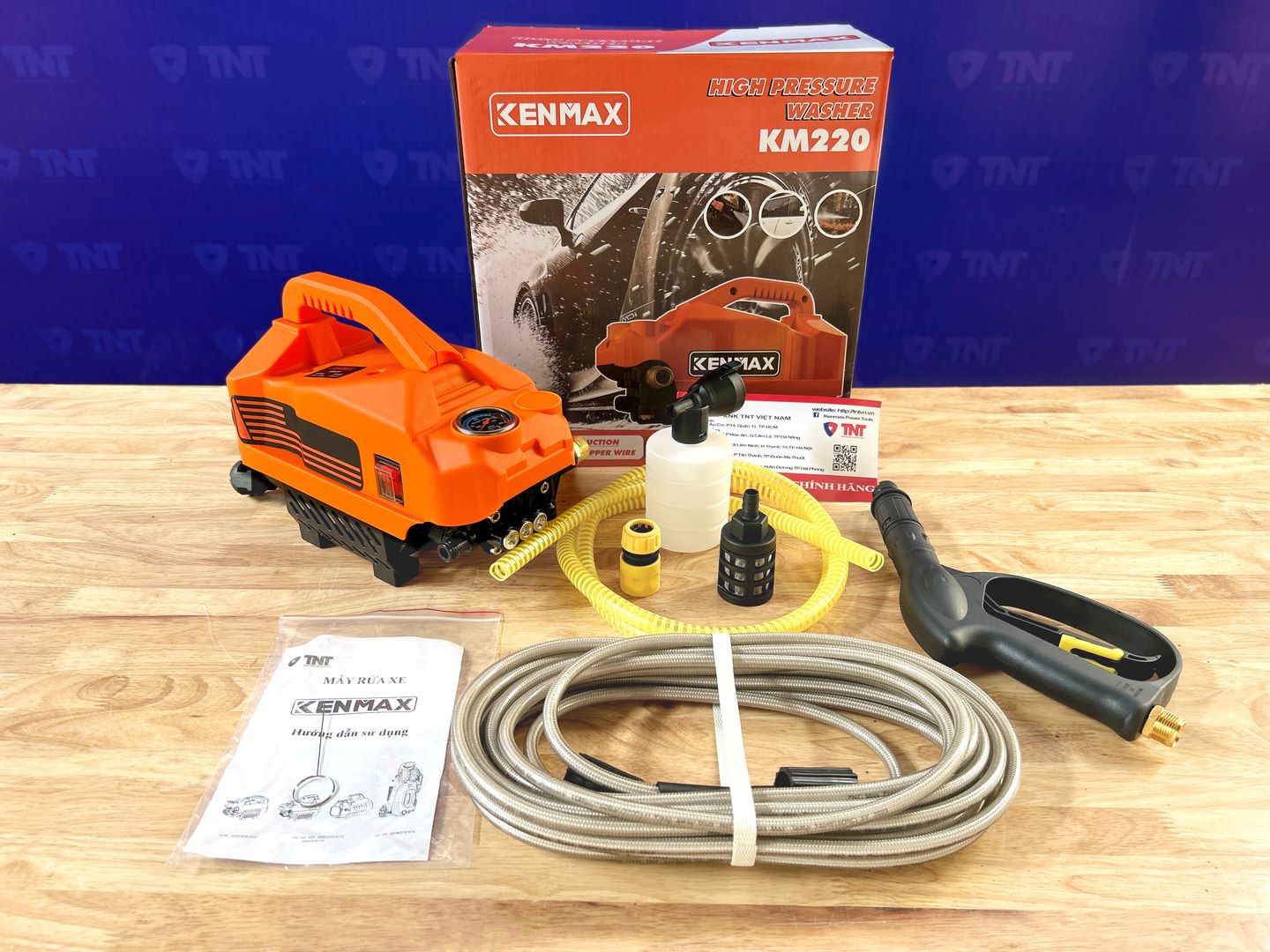 Máy xịt rửa xe cao cấp KENMAX | KM220