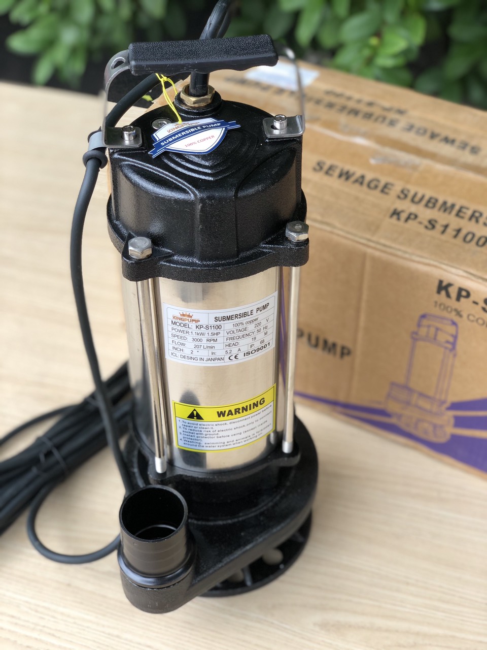 MÁY BƠM CHÌM KP-S1100  (NƯỚC THẢI)