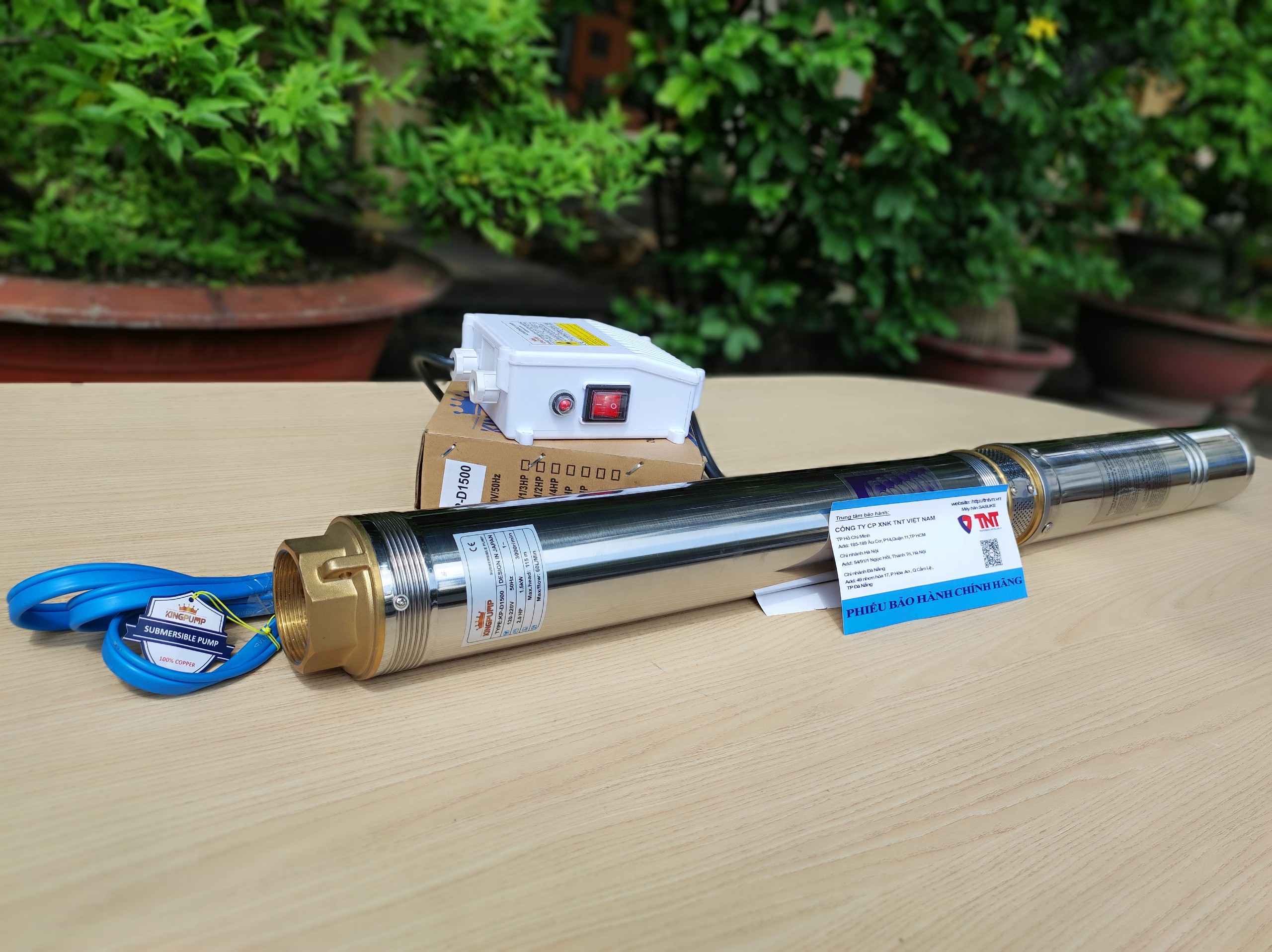 Máy bơm chìm hoả tiễn KP-D1500