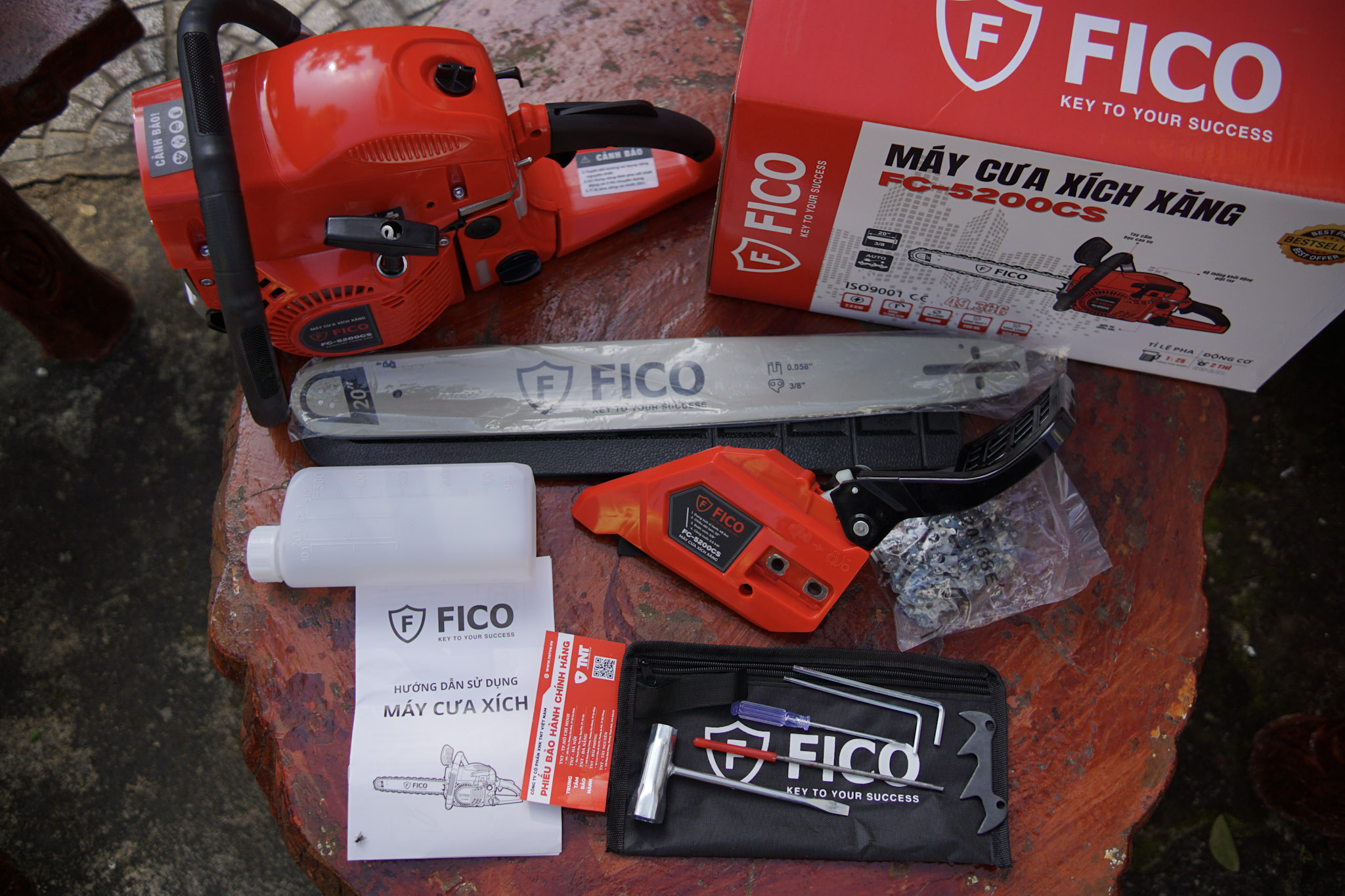 MÁY CƯA XÍCH XĂNG FICO FC-5200CS