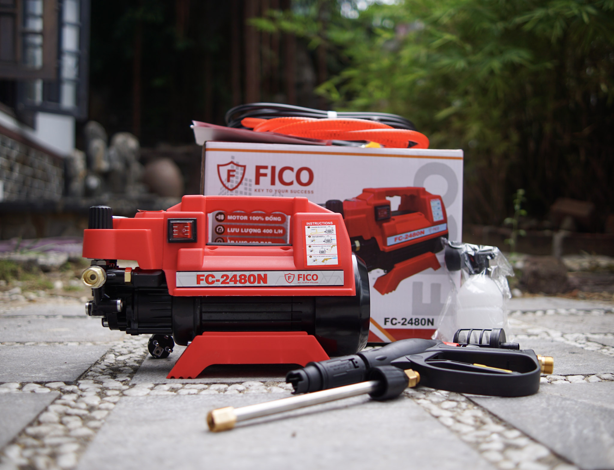 MÁY RỬA XE CAO ÁP FICO FC-2480N