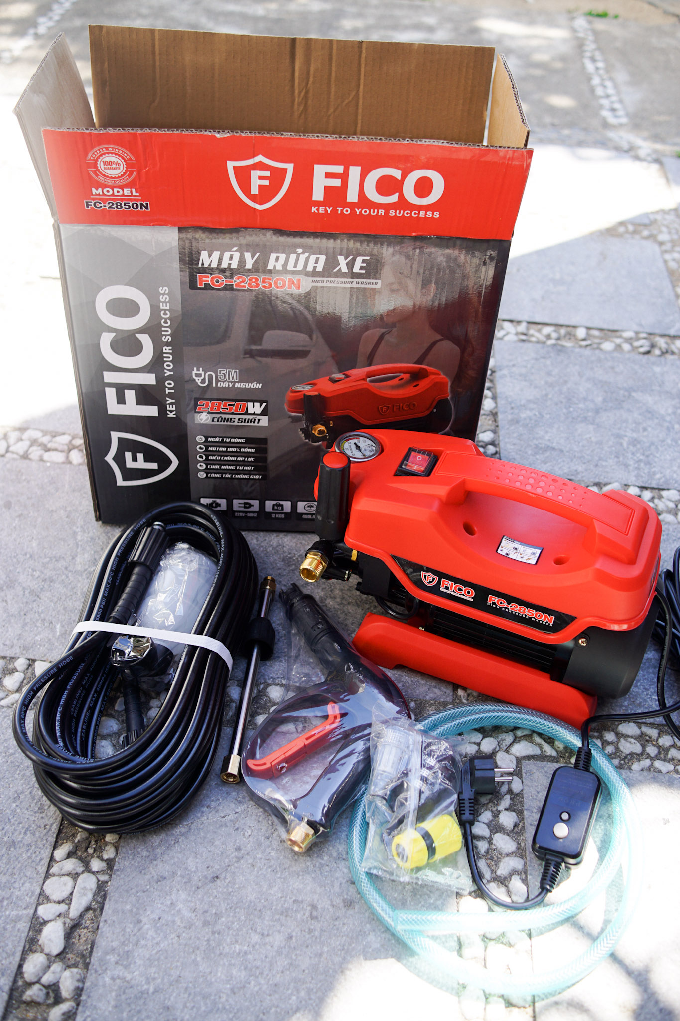 MÁY RỬA XE CAO ÁP FICO FC-2850N