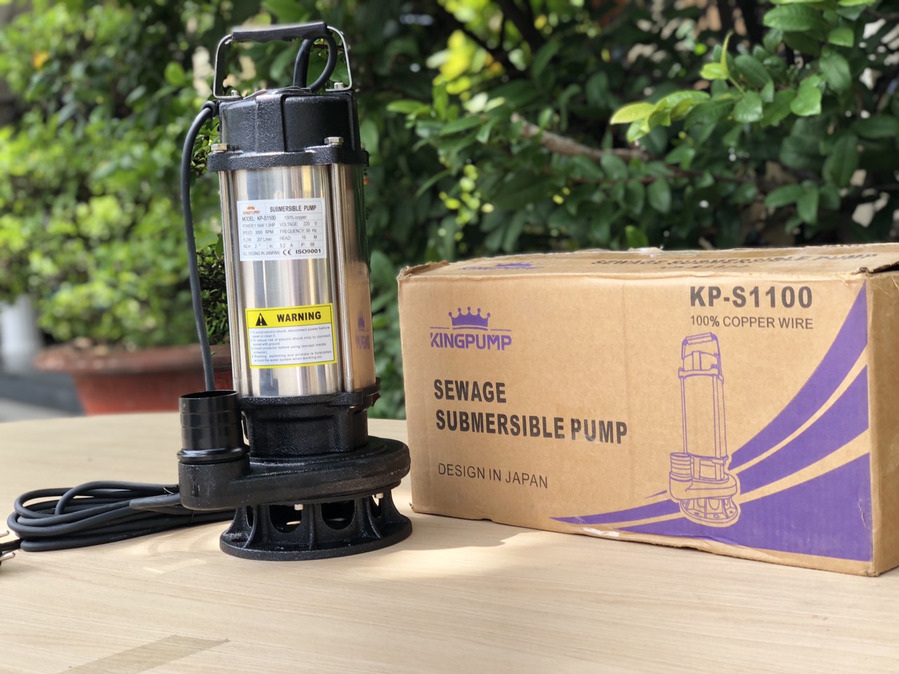 MÁY BƠM CHÌM KP-S1100  (NƯỚC THẢI)