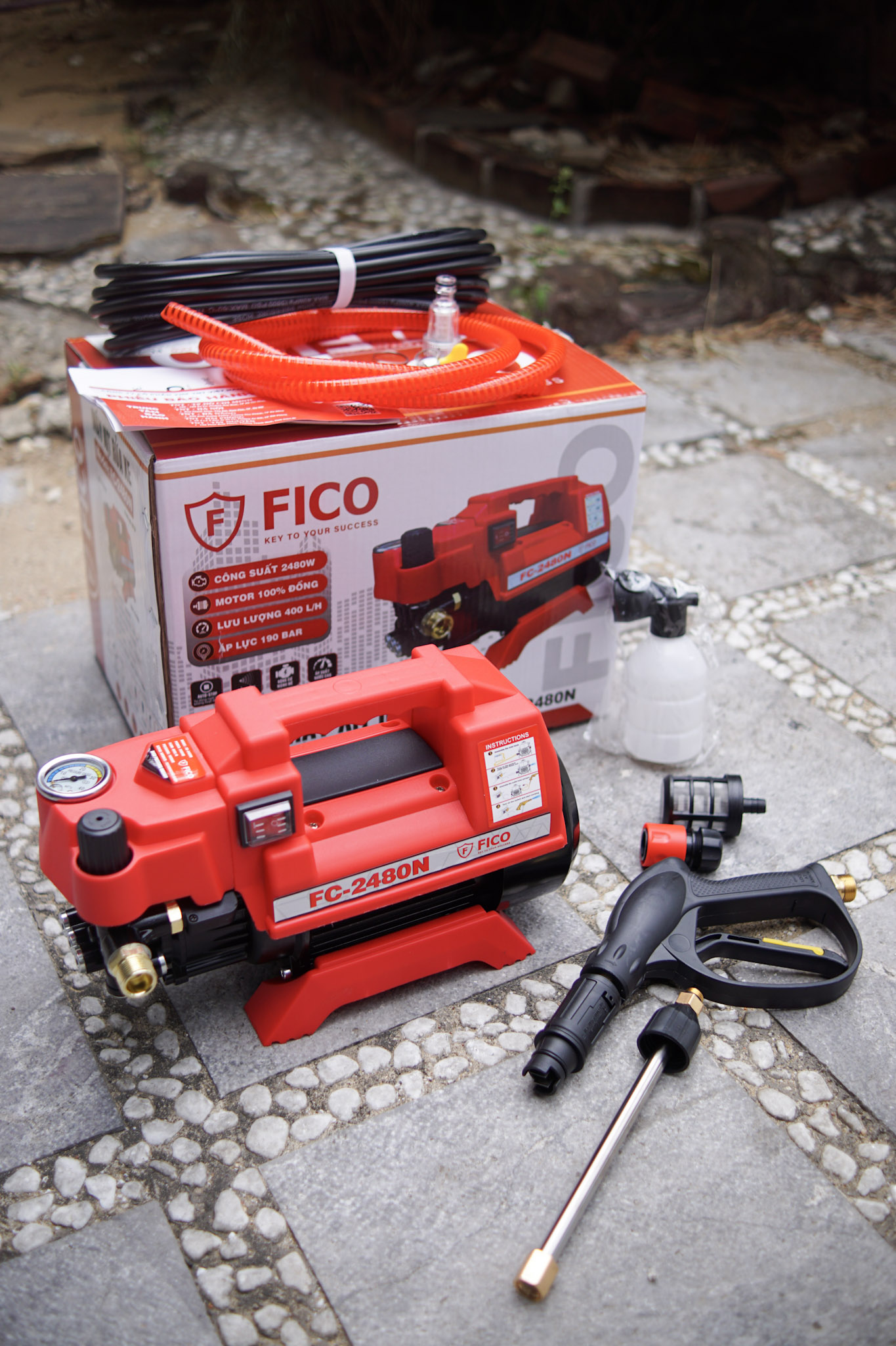 MÁY RỬA XE CAO ÁP FICO FC-2480N