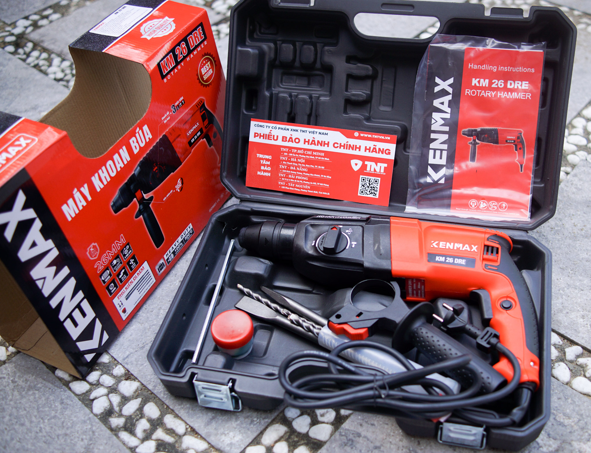 MÁY KHOAN BÚA KENMAX KM 26 DRE