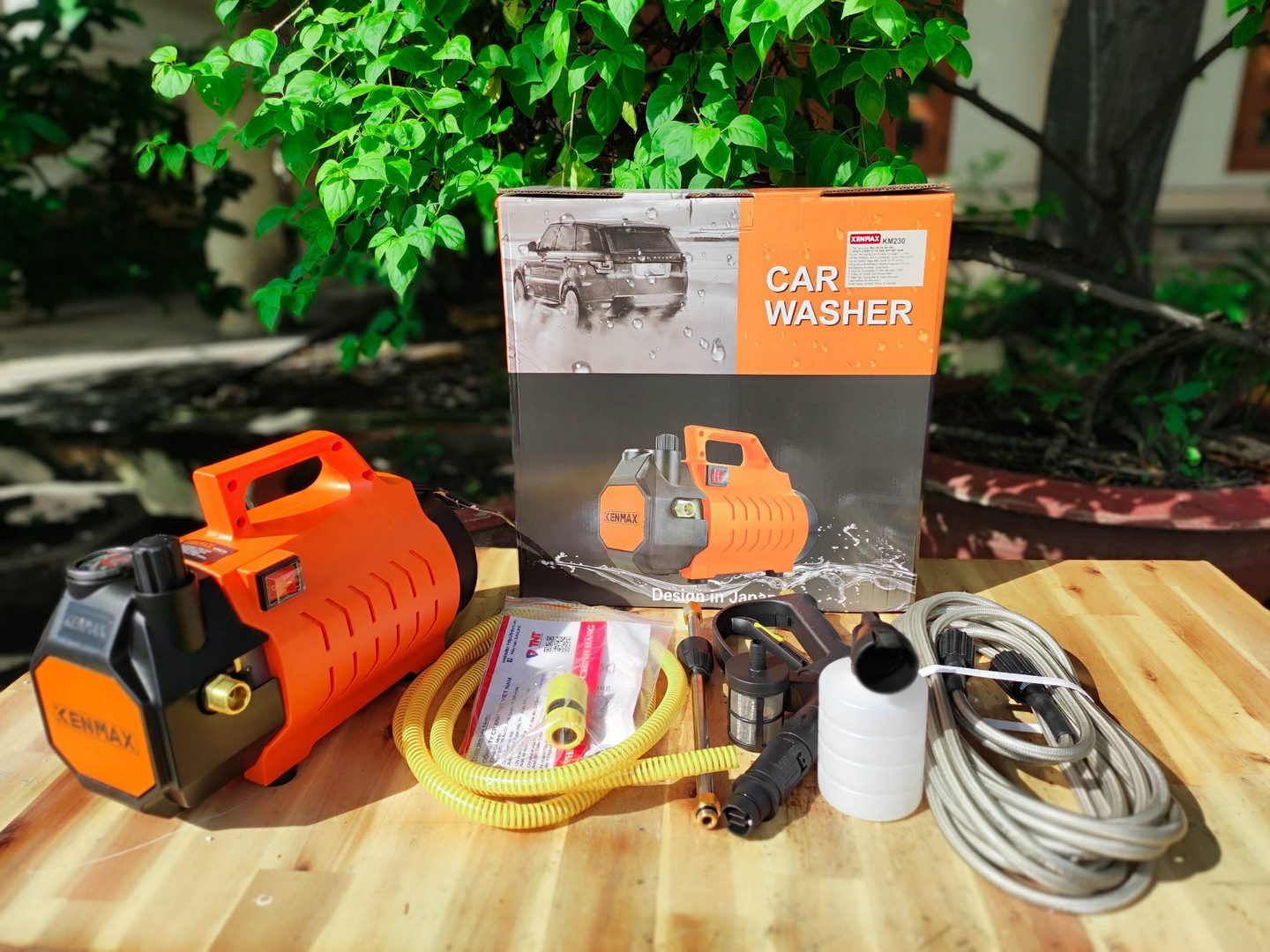 Máy xịt rửa xe cao cấp KENMAX | KM230