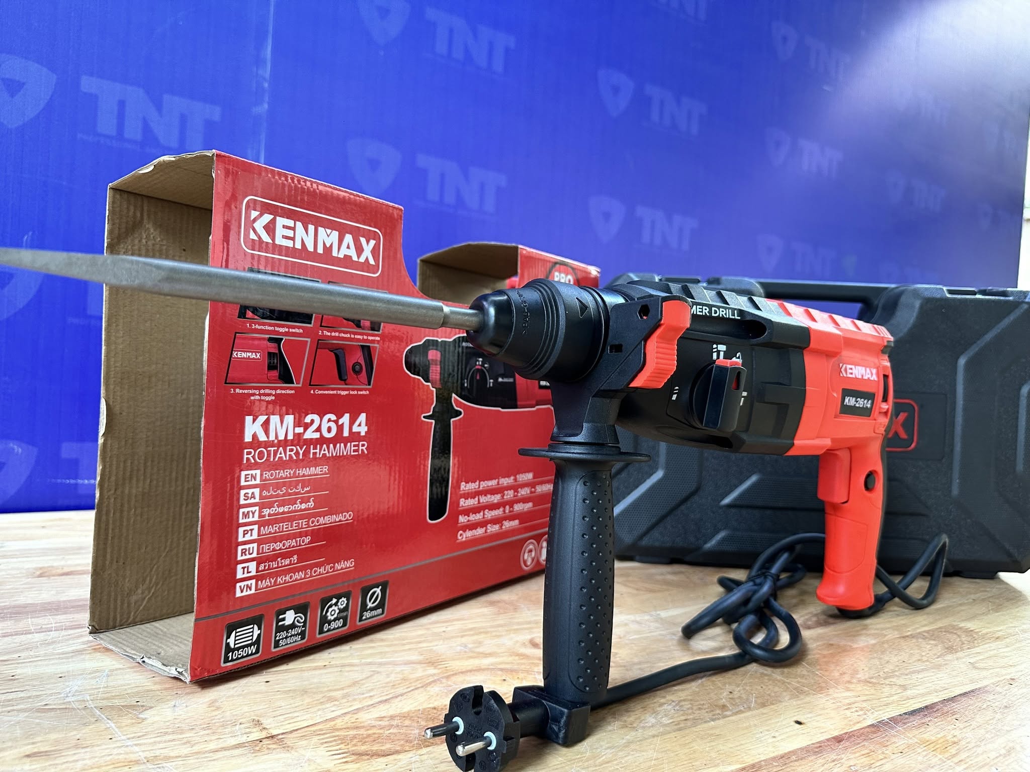 Máy khoan 3 chức năng KM-2614