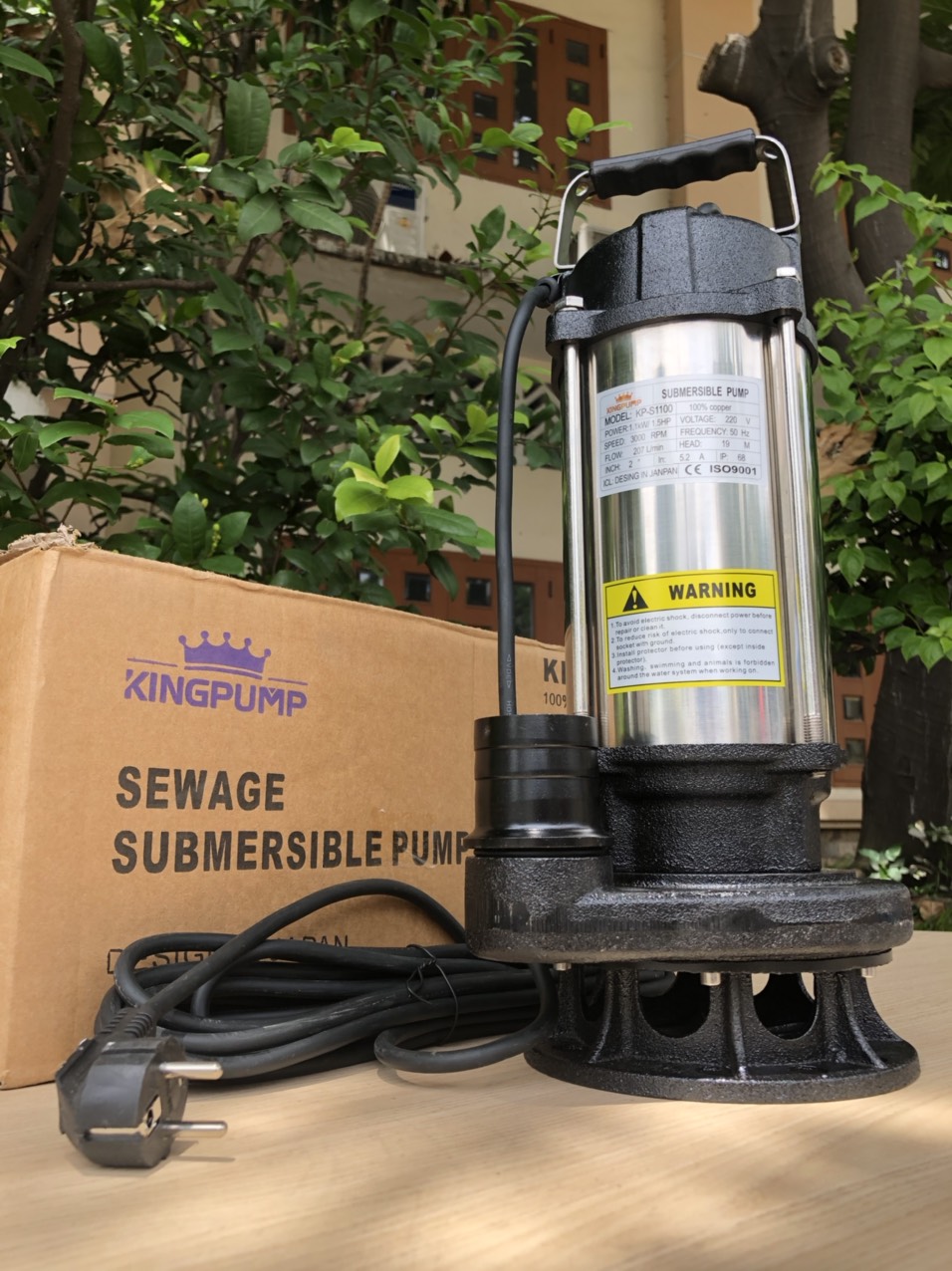 MÁY BƠM CHÌM KP-S1100  (NƯỚC THẢI)