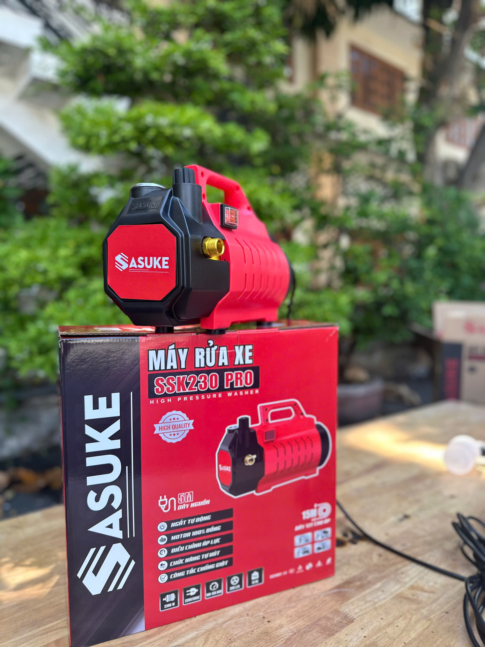 MÁY RỬA XE CAO ÁP SASUKE SSK230 PRO