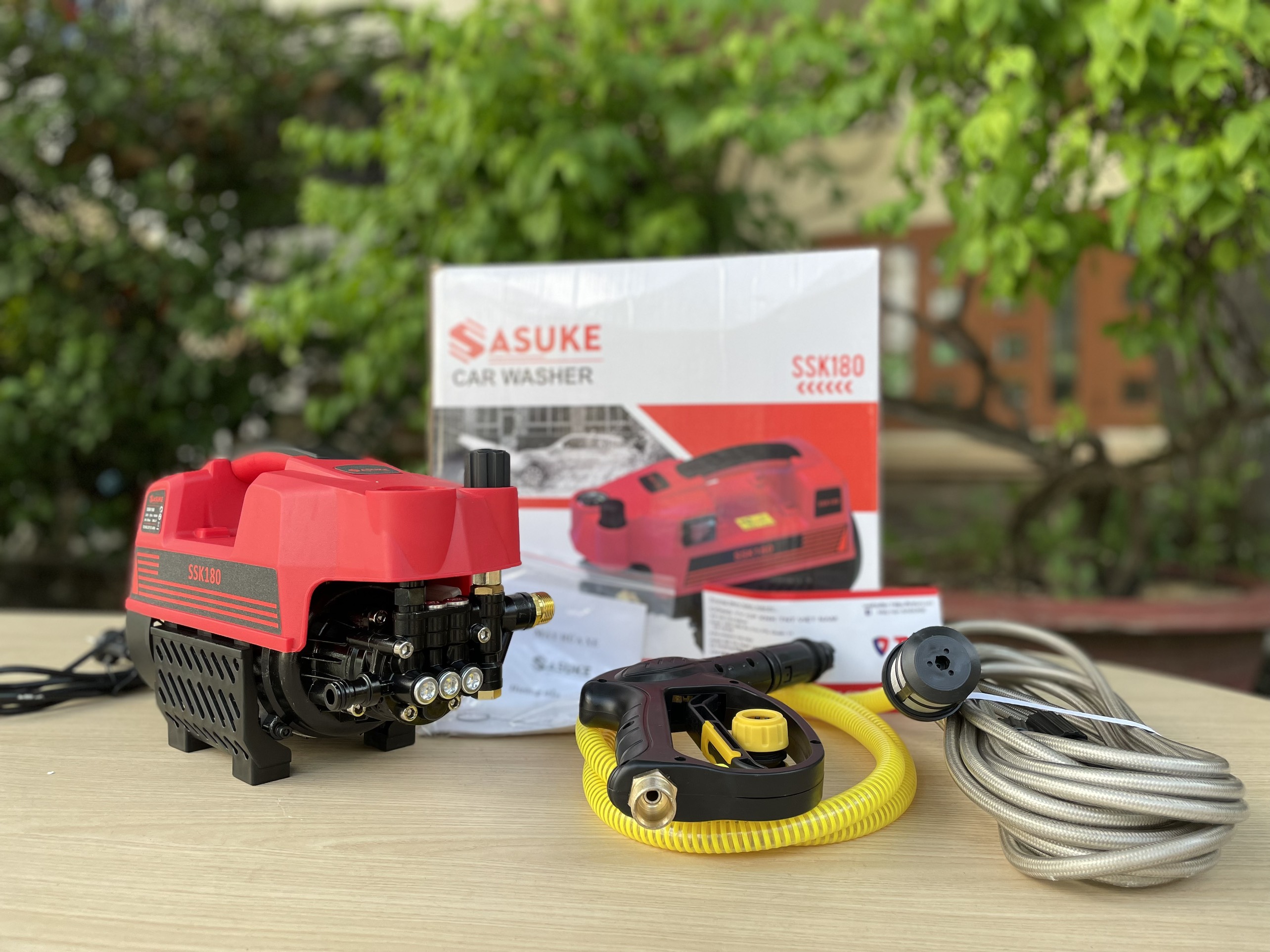 Máy xịt rửa xe cao cấp SSK180