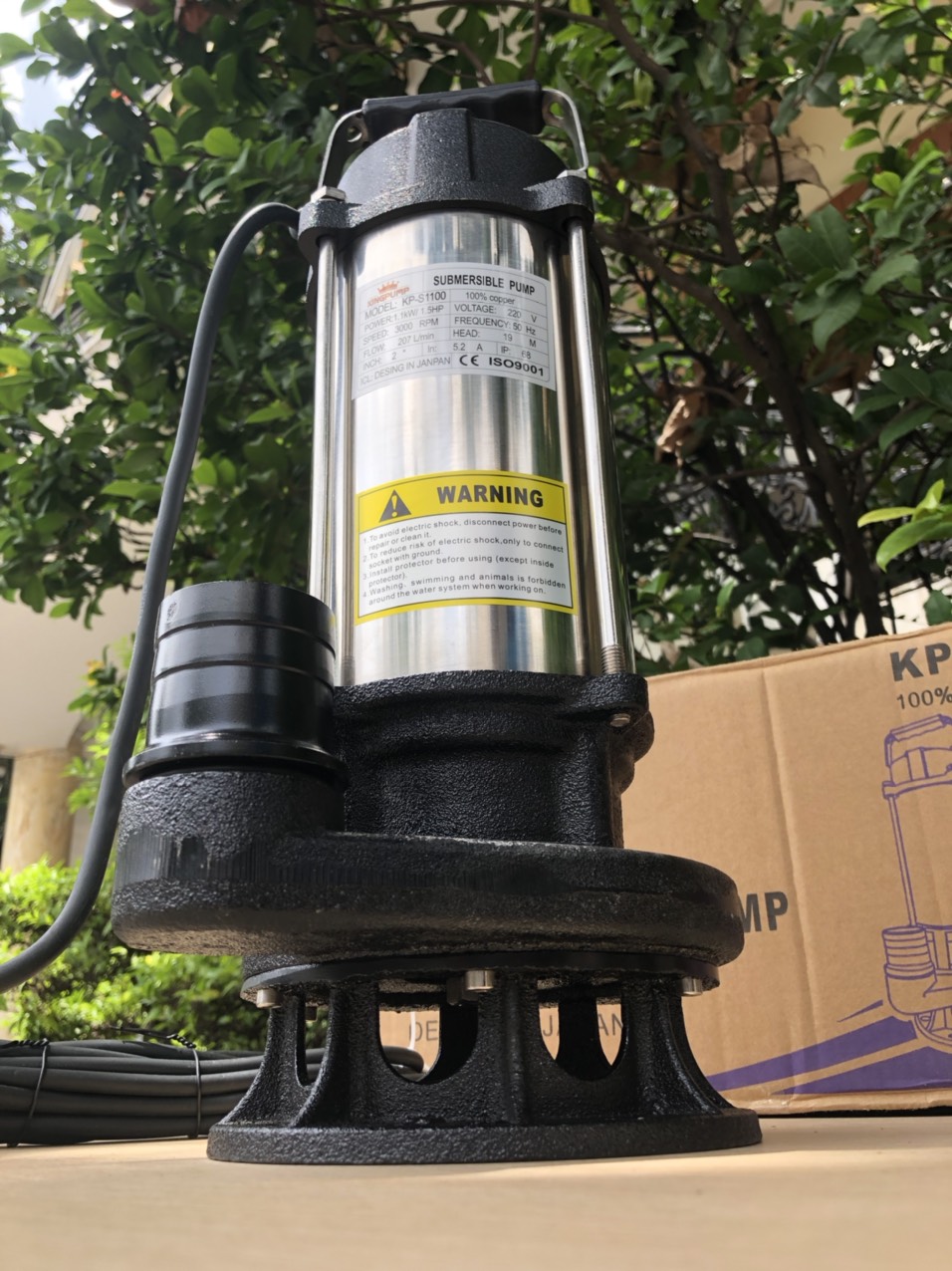 MÁY BƠM CHÌM KP-S1100  (NƯỚC THẢI)