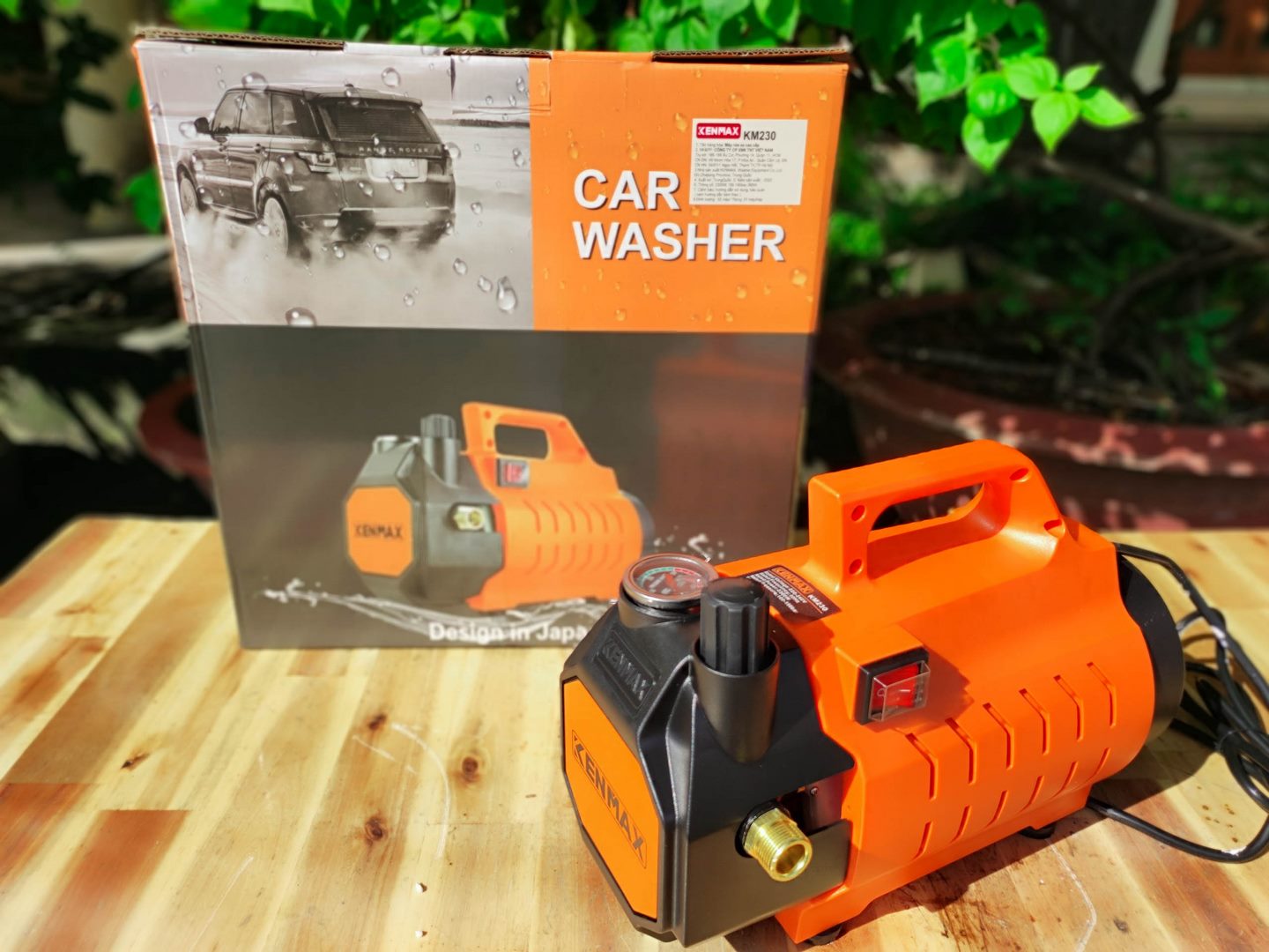 Máy xịt rửa xe cao cấp KENMAX | KM230