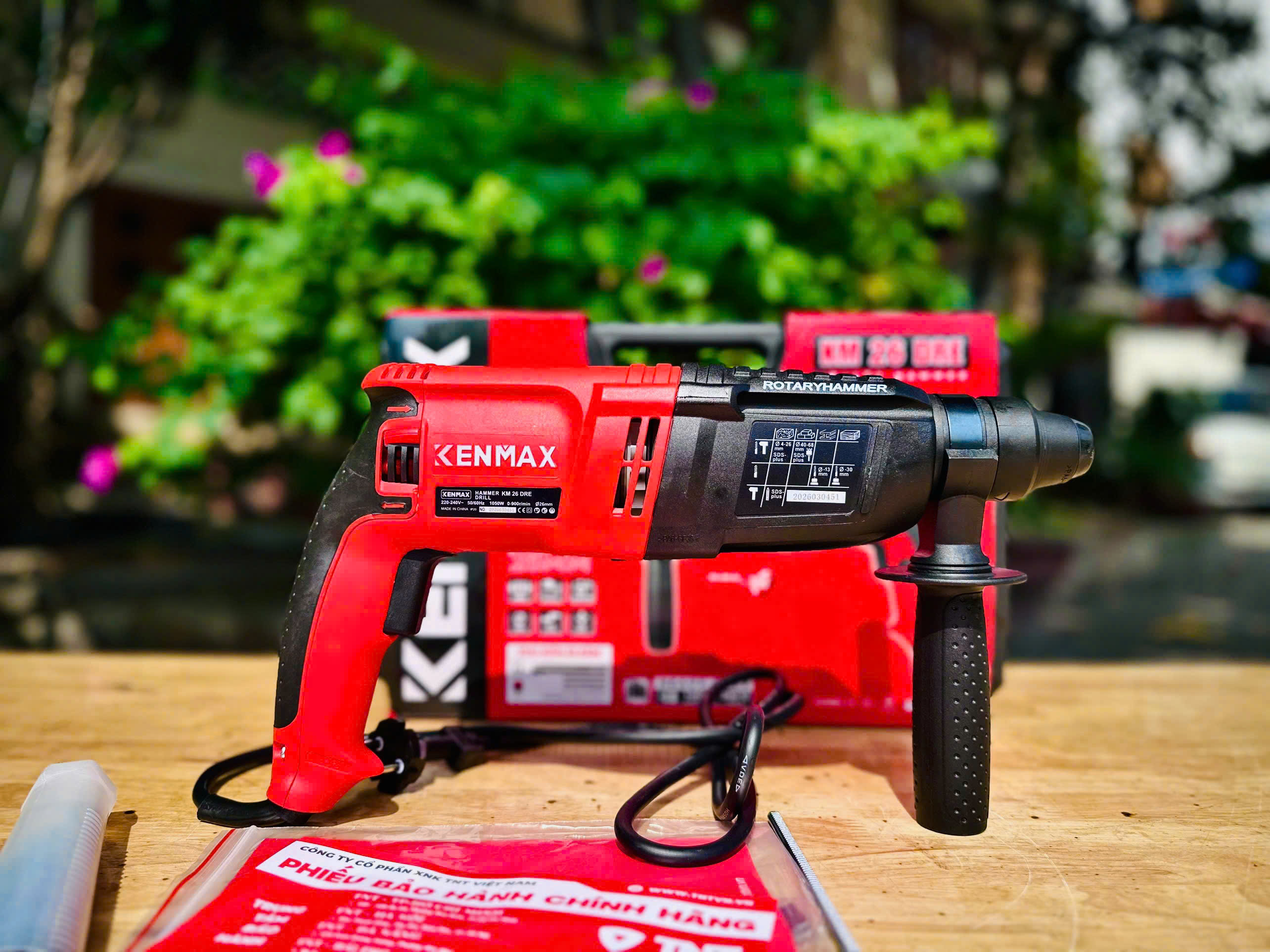 MÁY KHOAN BÚA KENMAX KM 26 DRE