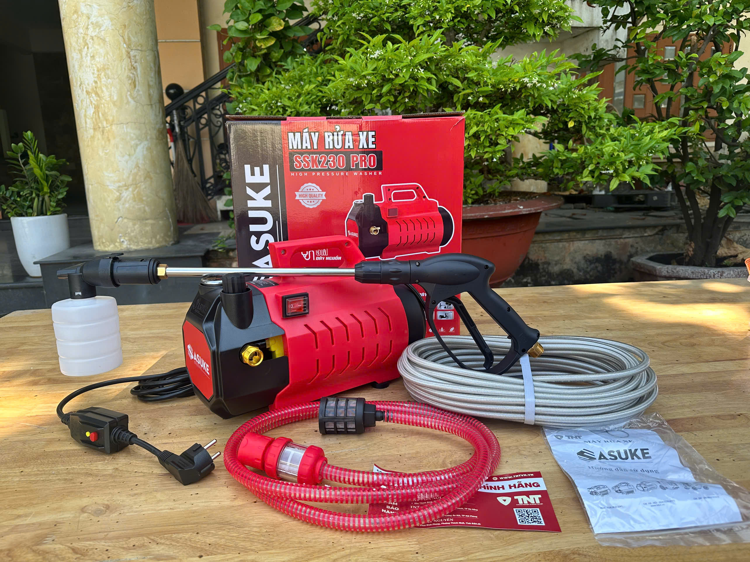 MÁY RỬA XE CAO ÁP SASUKE SSK230 PRO