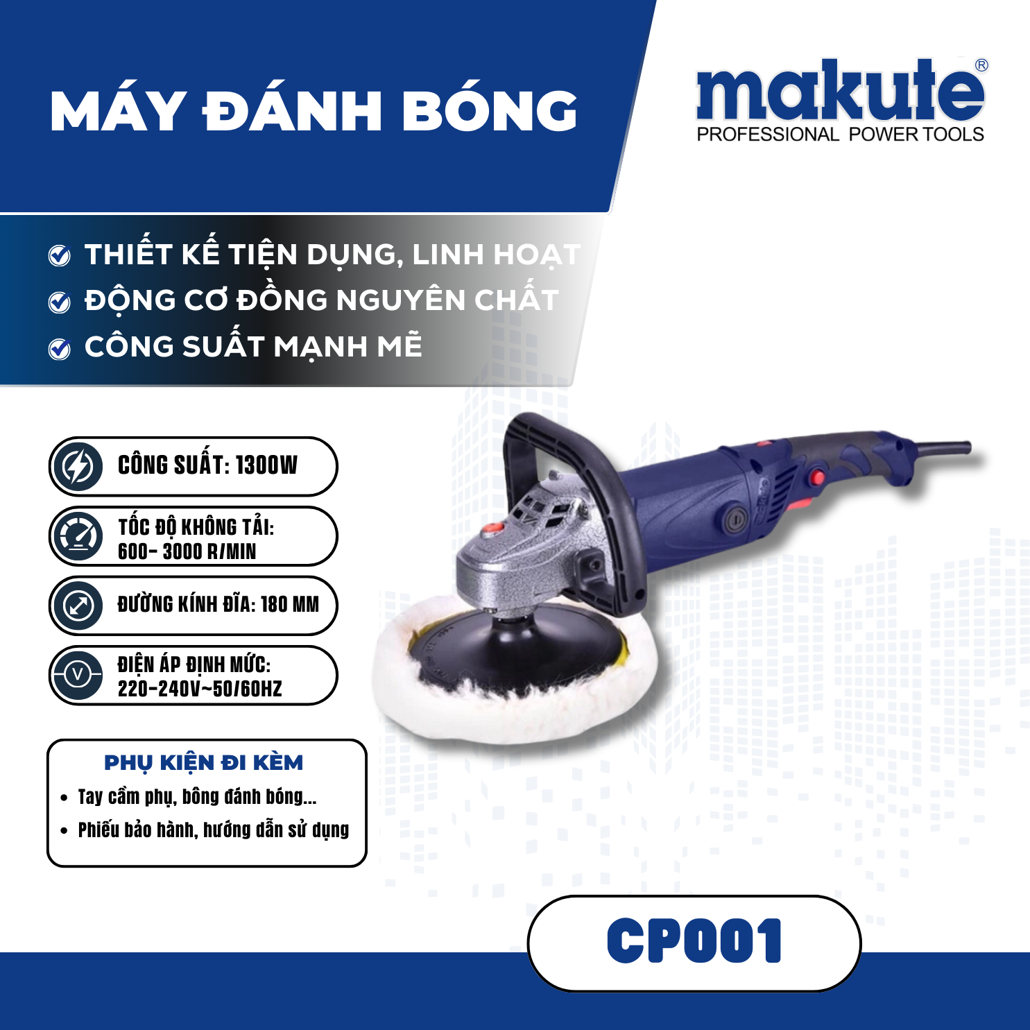 Máy đánh bóng CP001