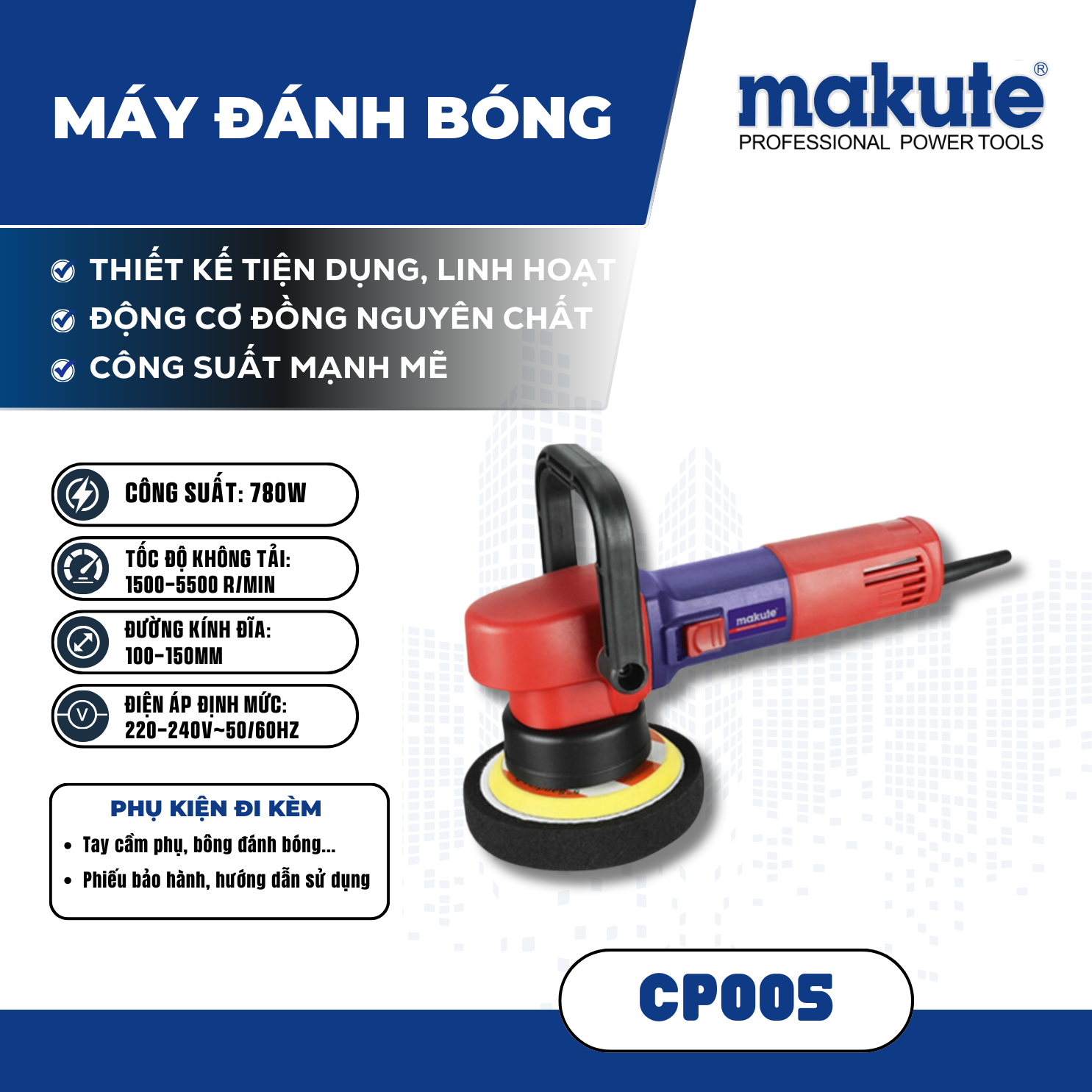 Máy đánh bóng CP005