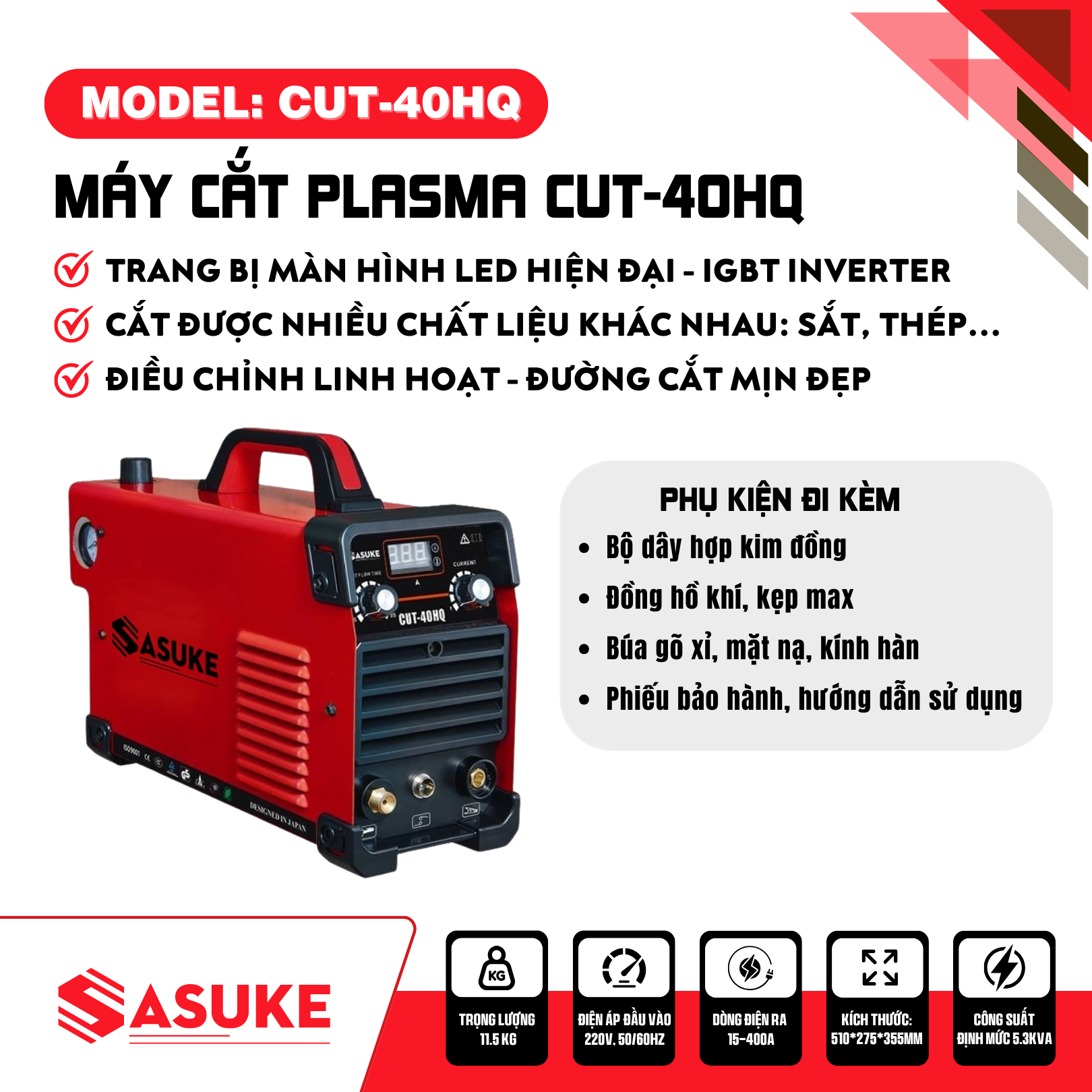 Máy cắt Plasma CUT-40HQ