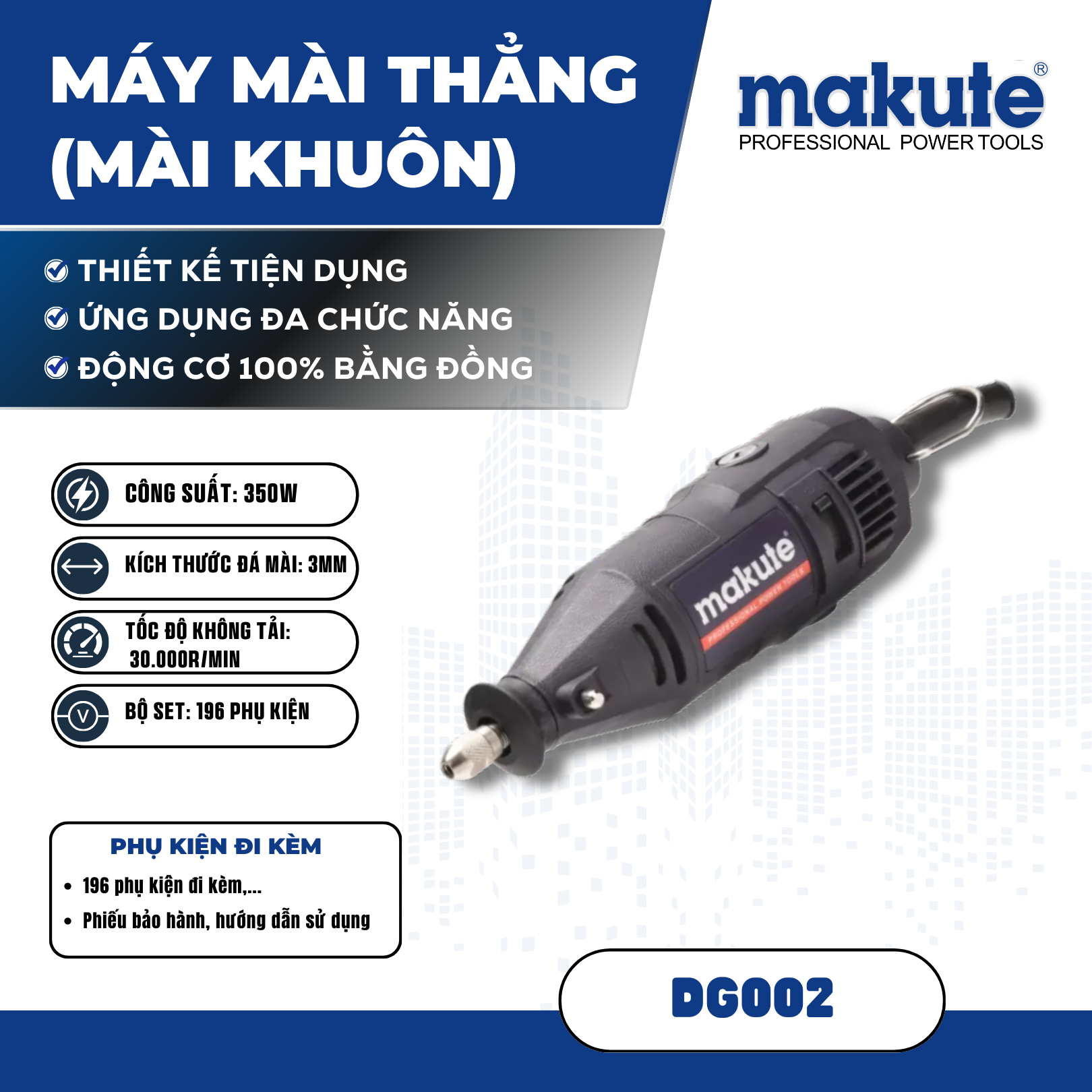 Máy mài thẳng (mài  khuôn) DG002