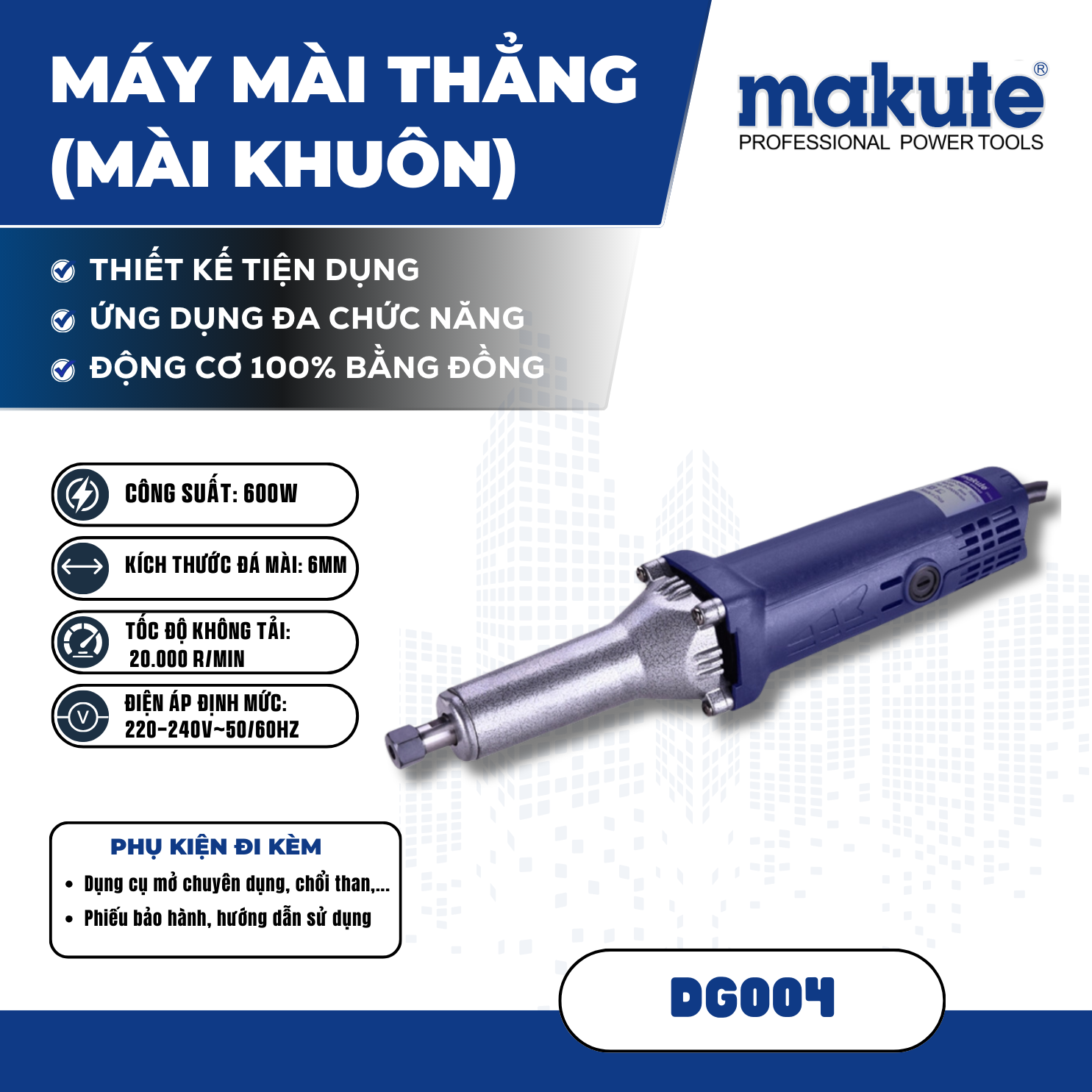 Máy mài thẳng (mài  khuôn) DG004