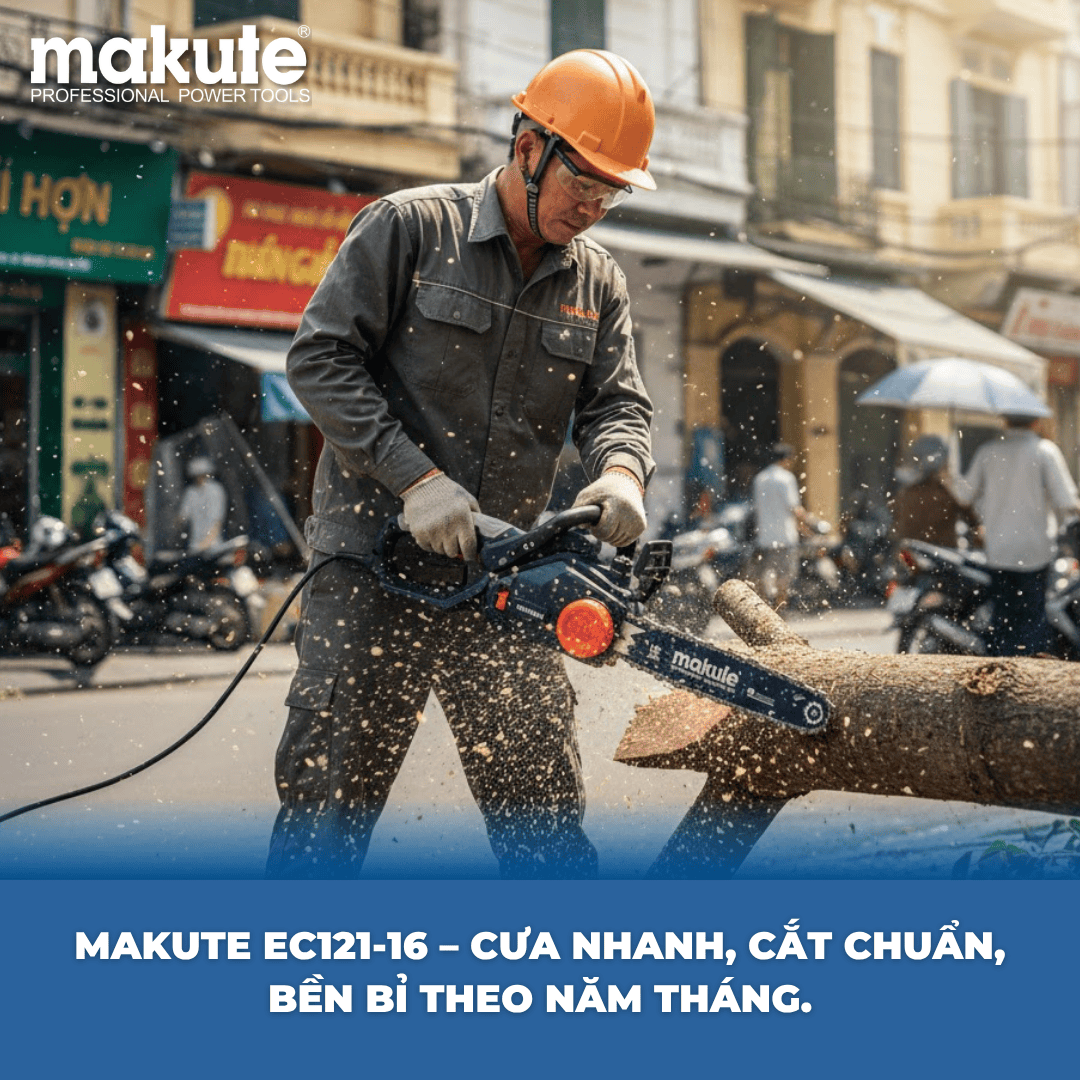 MÁY CƯA XÍCH ĐIỆN MAKUTE 16 INCH | EC121-16