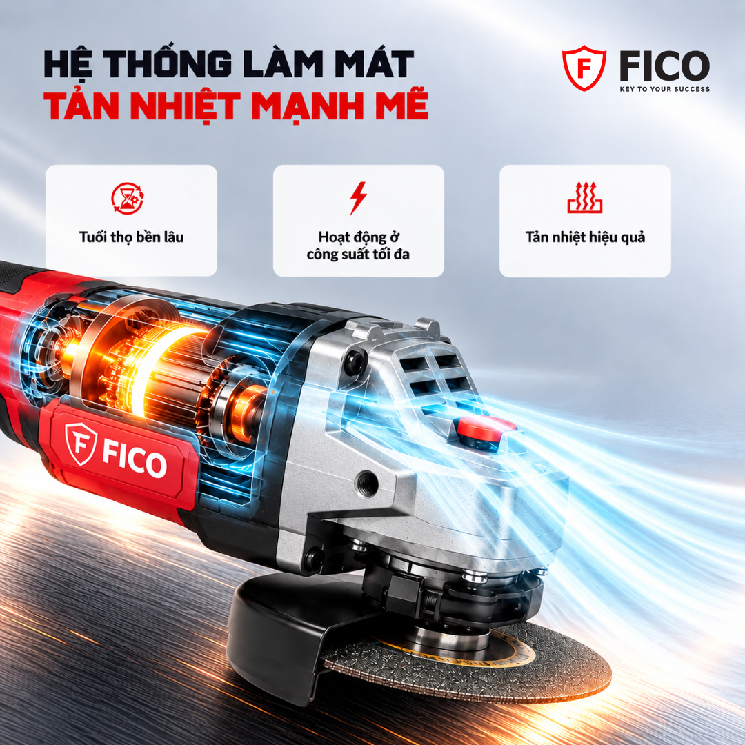 MÁY MÀI GÓC PIN 21V FICO | FC-100L