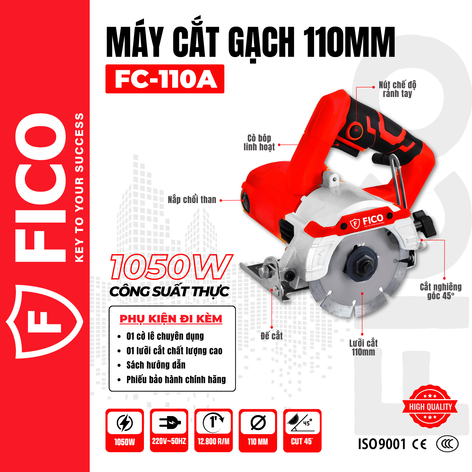 MÁY CẮT GẠCH FICO FC-110A