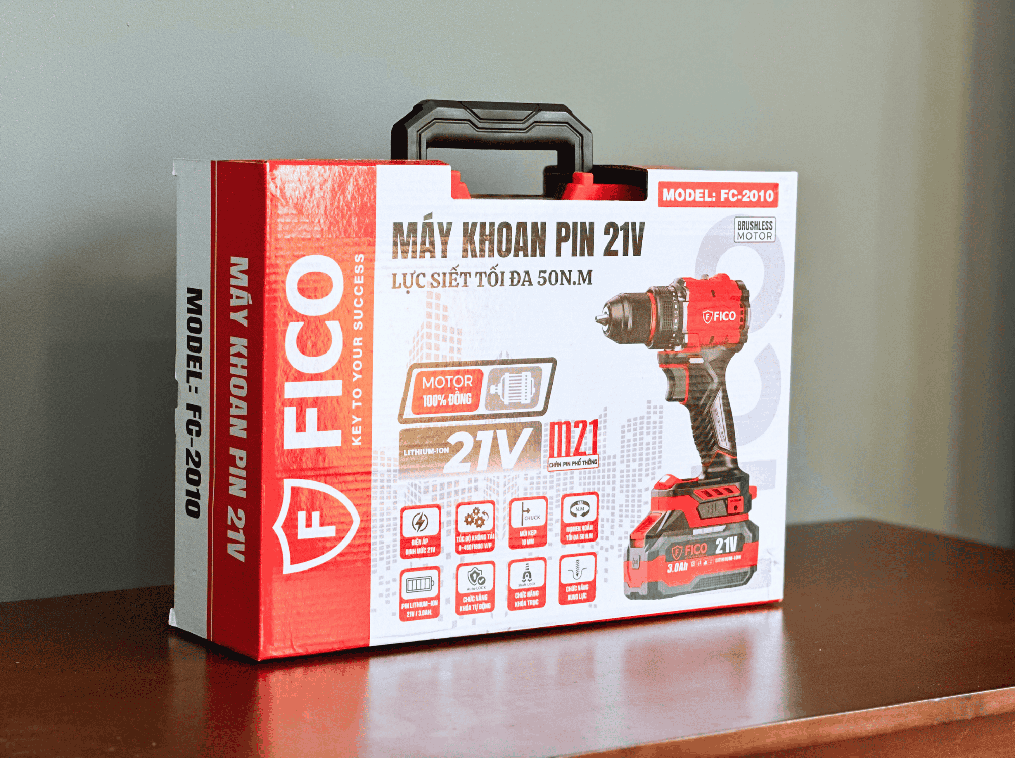 MÁY KHOAN PIN 21V FICO | FC-2010