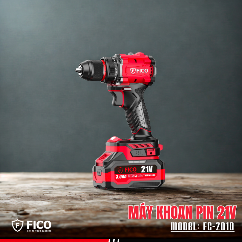MÁY KHOAN PIN 21V FICO | FC-2010