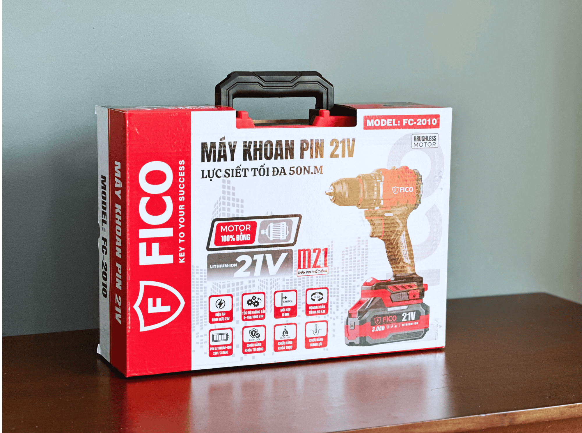 MÁY KHOAN PIN 21V FICO | FC-2010