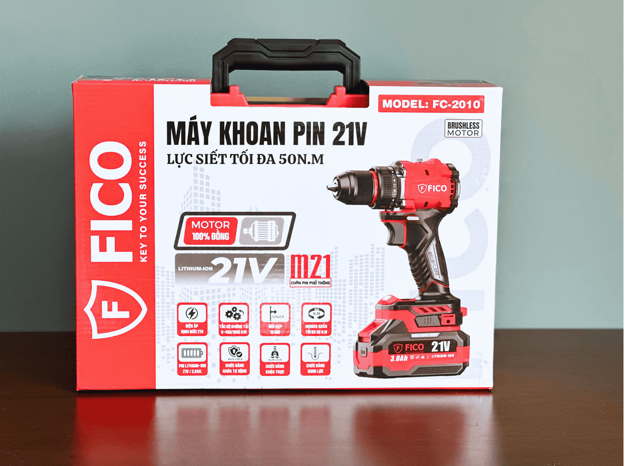 MÁY KHOAN PIN 21V FICO | FC-2010