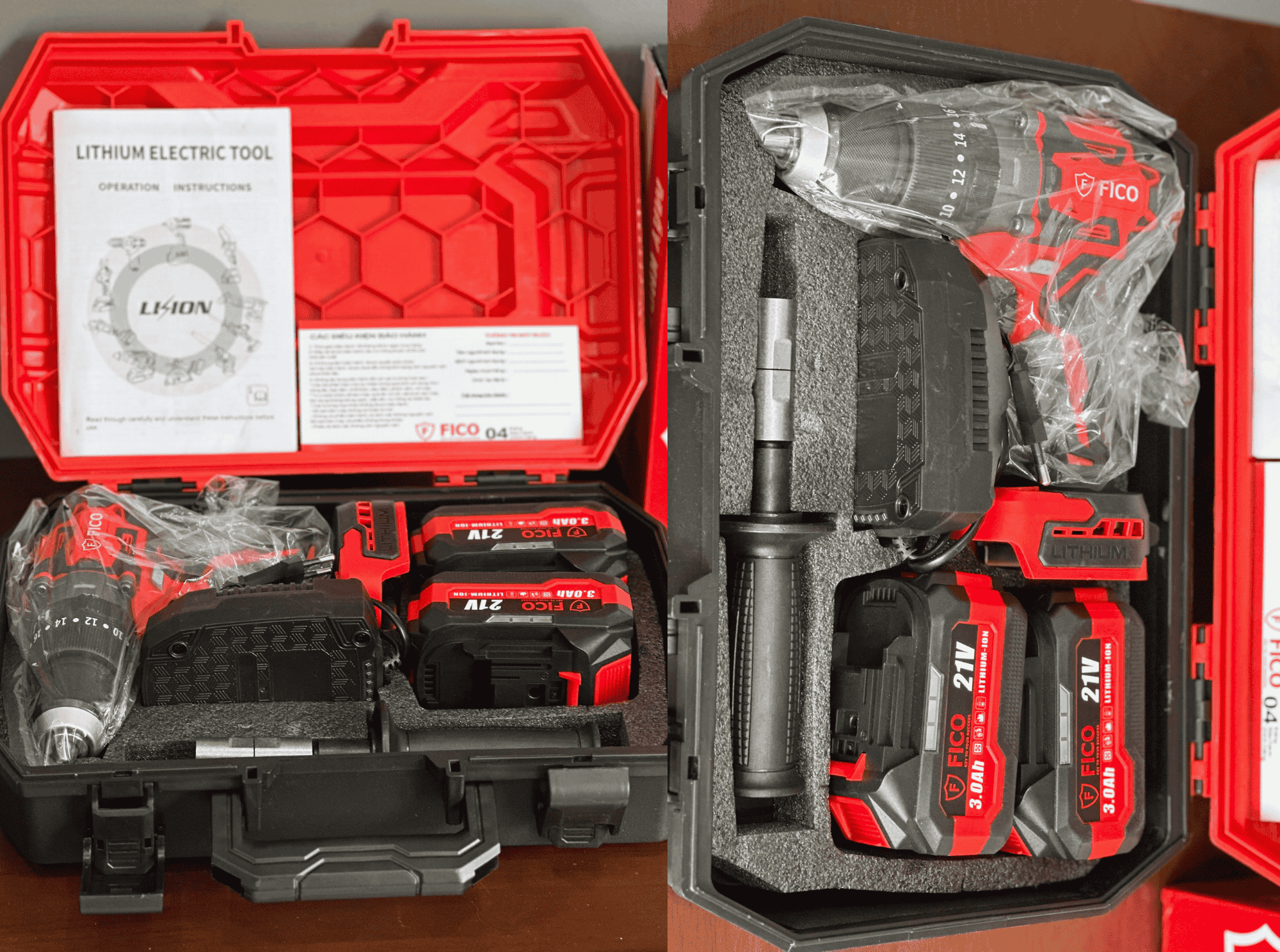 MÁY KHOAN PIN 21V FICO | FC-2013