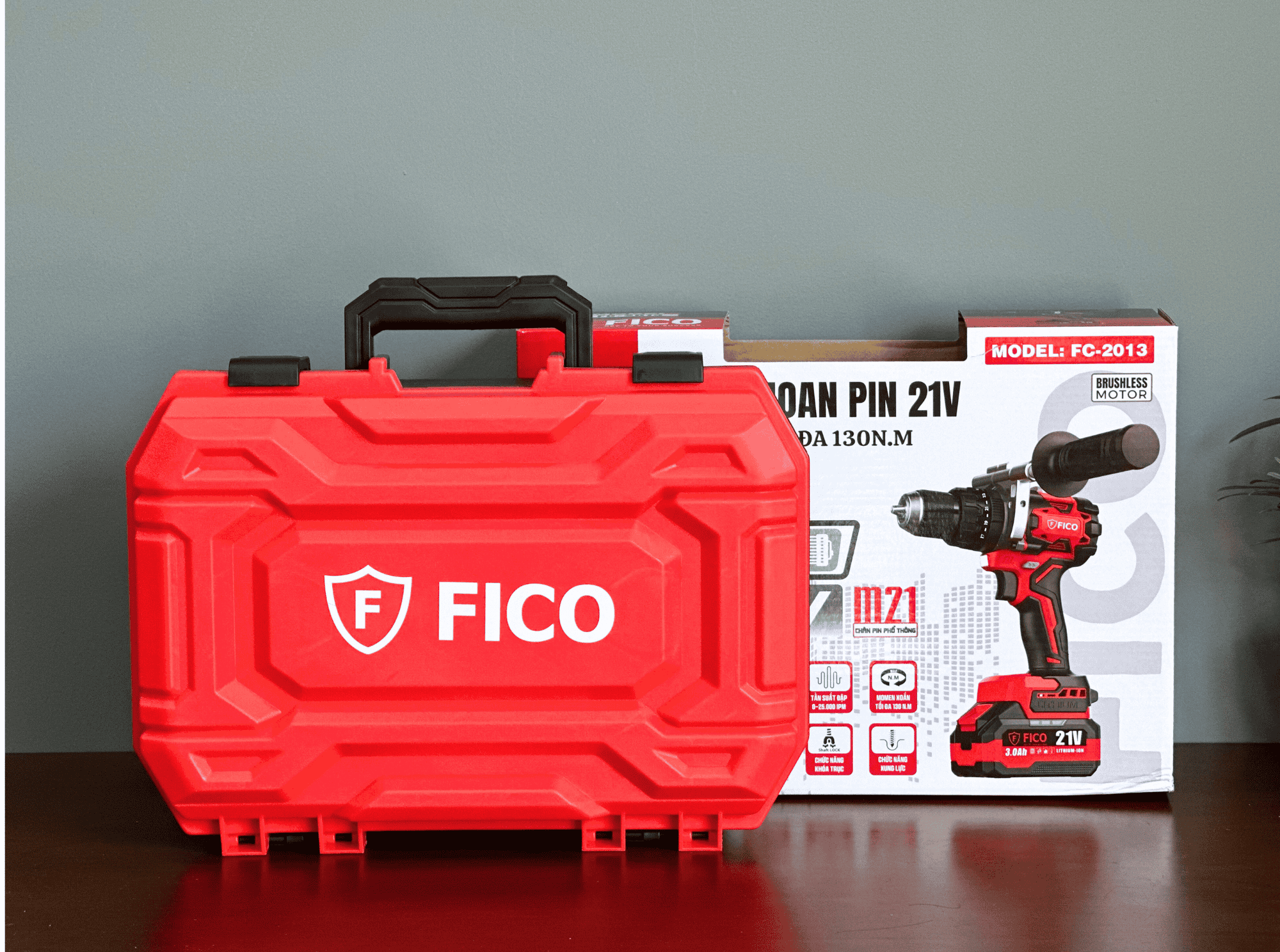 MÁY KHOAN PIN 21V FICO | FC-2013
