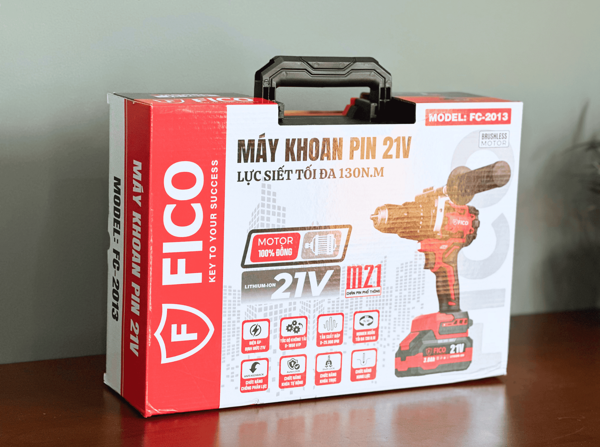 MÁY KHOAN PIN 21V FICO | FC-2013