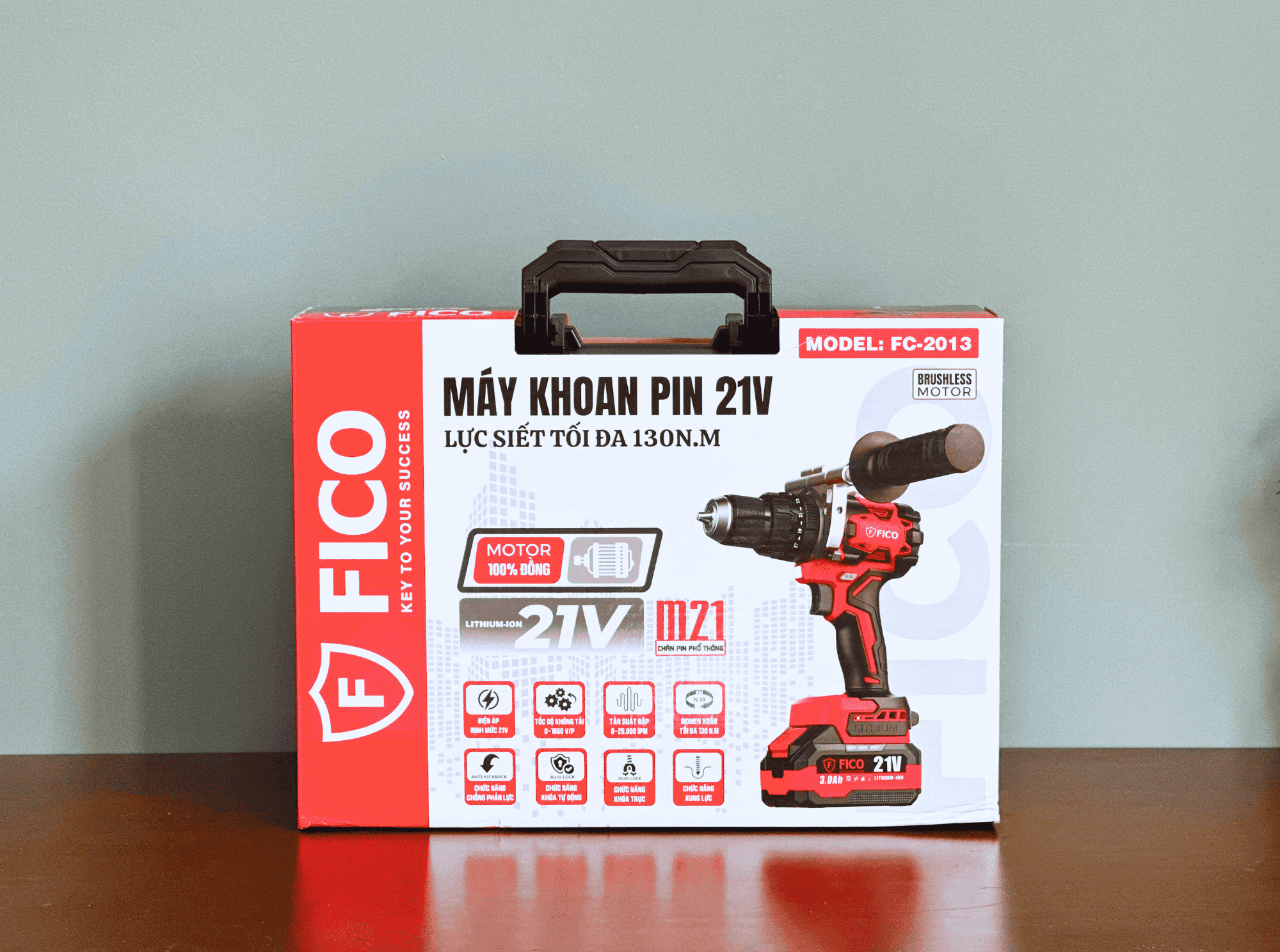 MÁY KHOAN PIN 21V FICO | FC-2013