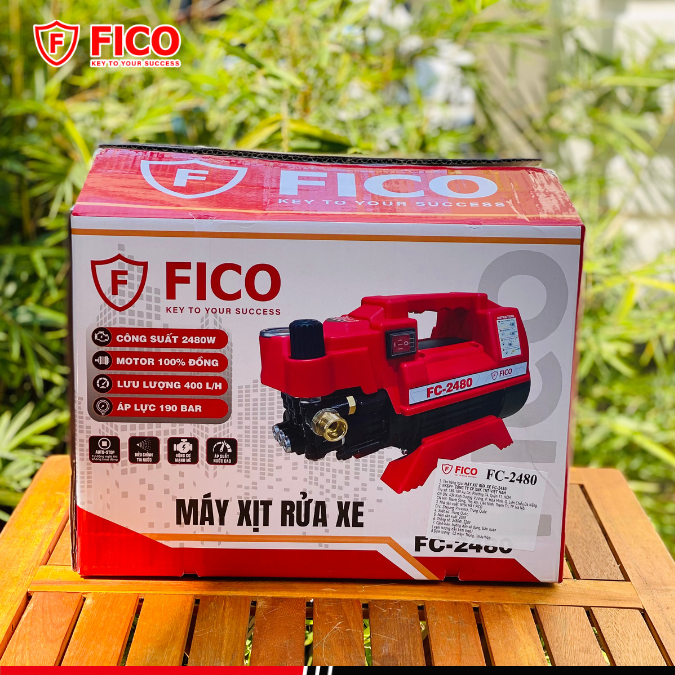 MÁY XỊT RỬA XE CAO CẤP FICO | FC-2480