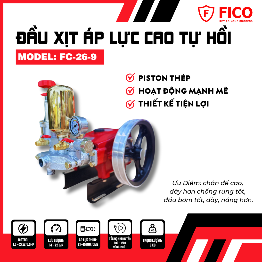 Đầu máy xịt rửa FC-26-9 CAO CẤP