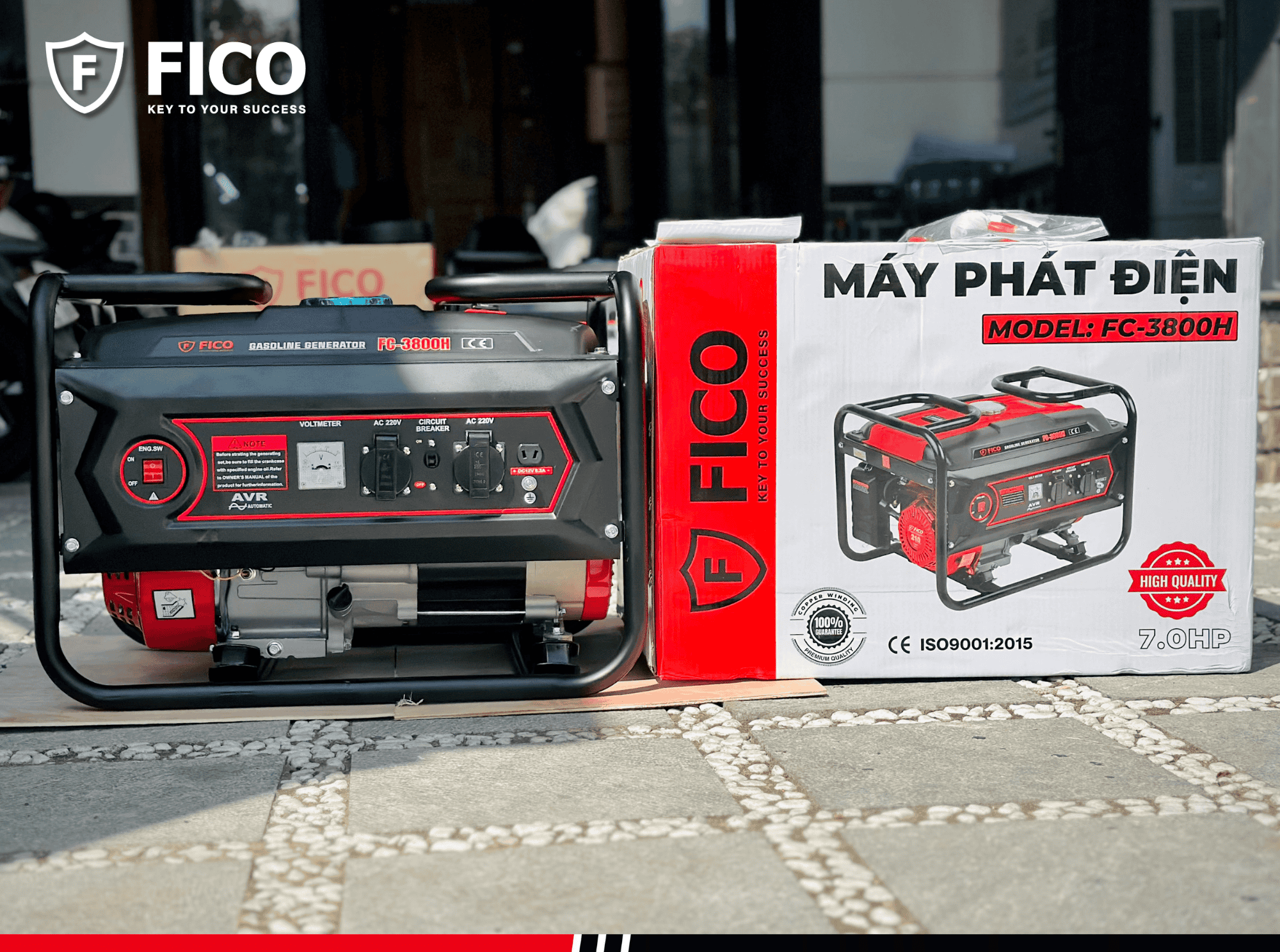 MÁY PHÁT ĐIỆN XĂNG FICO | FC-3800H